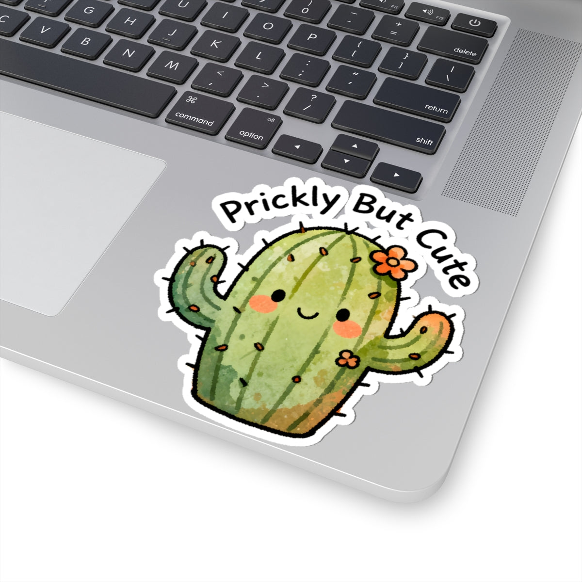 Prickly But Cute Cactus Sticker - Funny Kawaii Succulent Vinyl Decal 3" 4" 6" Inch