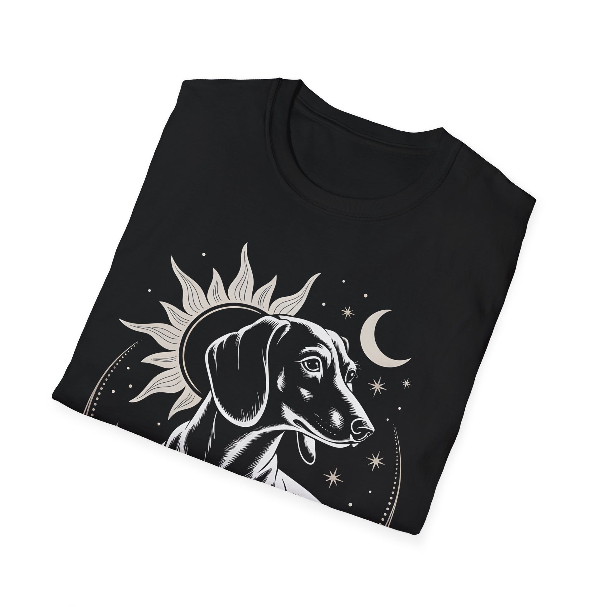 Dachshund Doxie T-Shirt - Celestial Long Weiner Dog Lover Boho Graphic Tee