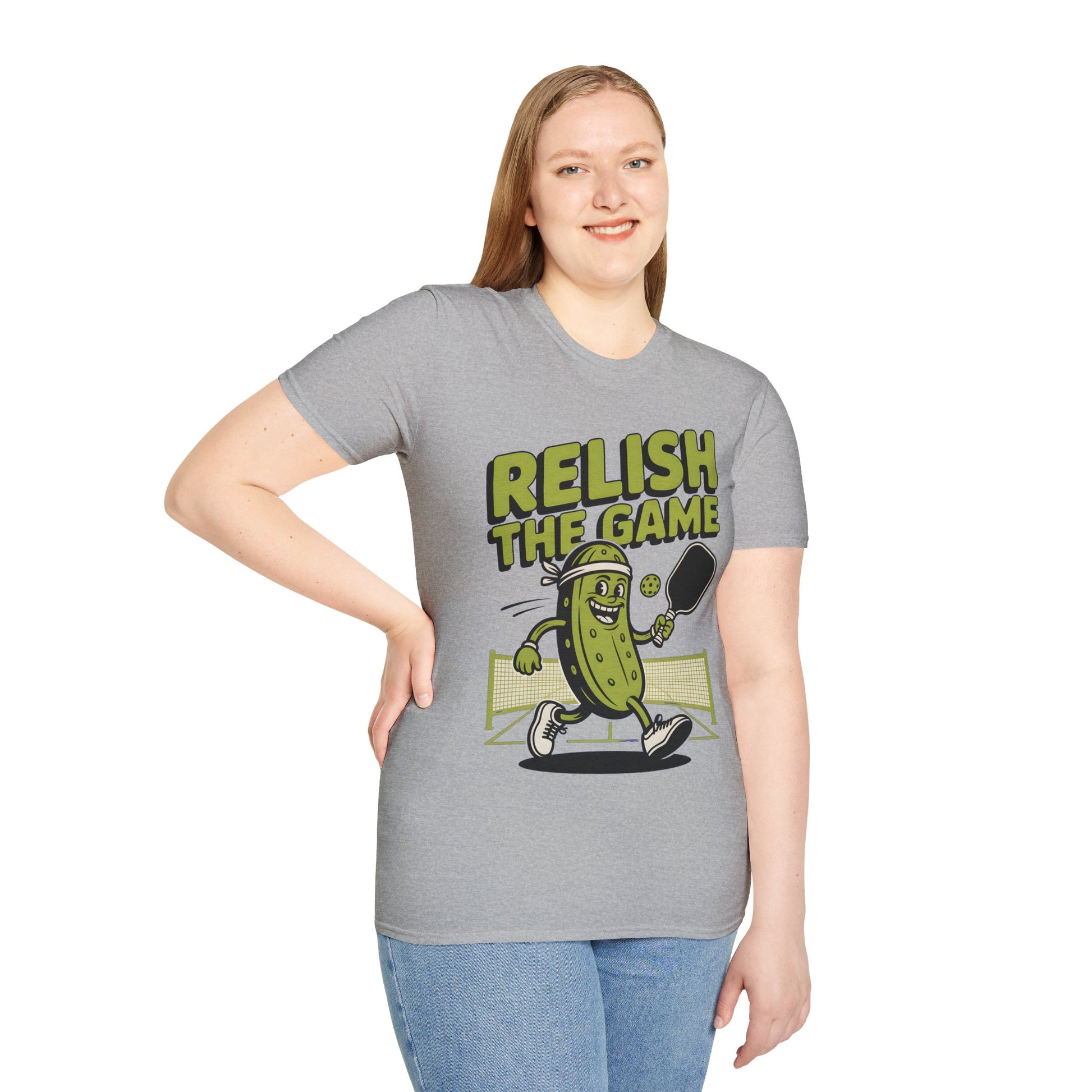 Funny Pickleball T-Shirt - Relish The Game Punny Sports Humor Tee