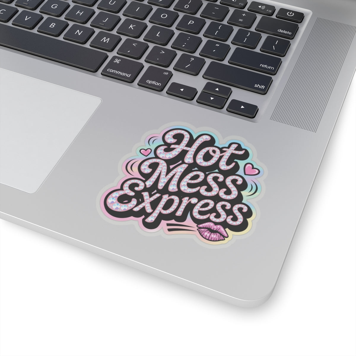 Y2K Hot Mess Express Sticker - Funny Retro 2000s Aesthetic Attitude Quote Decal
