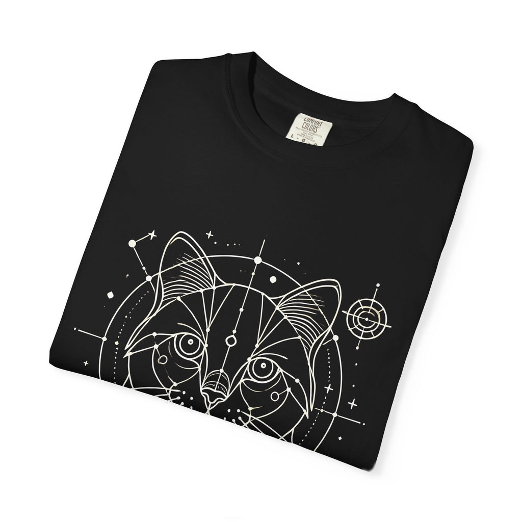 Cosmic Cat TShirt - Celestial Astrology Comfort Colors Graphic Tee