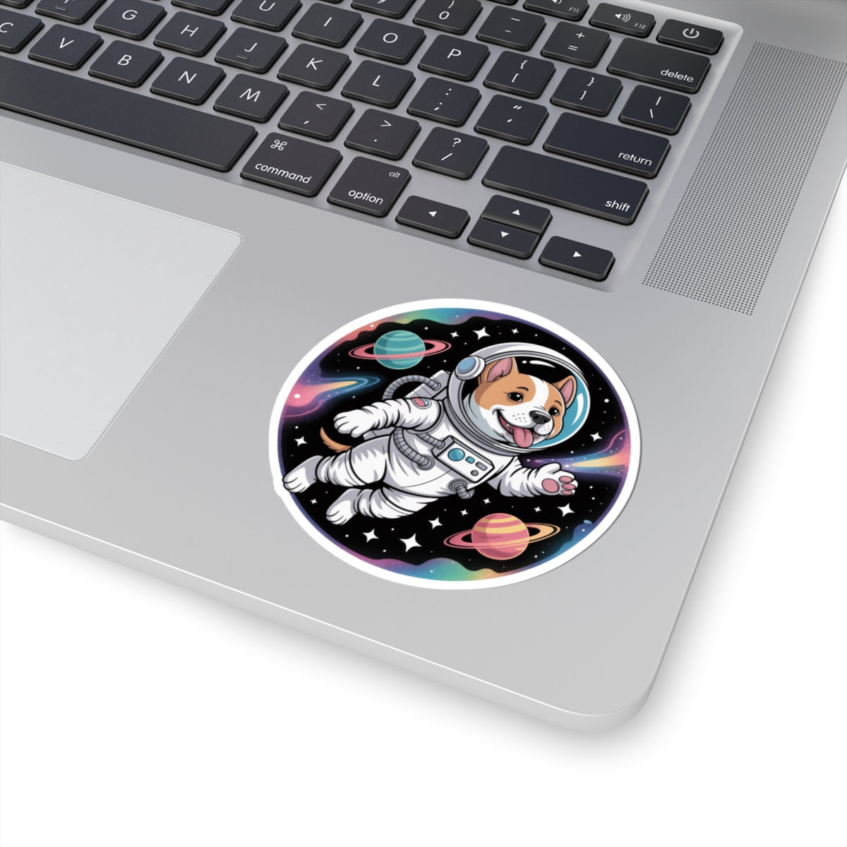 Astronaut Dog Lover Pitbull Sticker - Cute Space Puppy Vinyl Decal 3" 4" 6" Inch