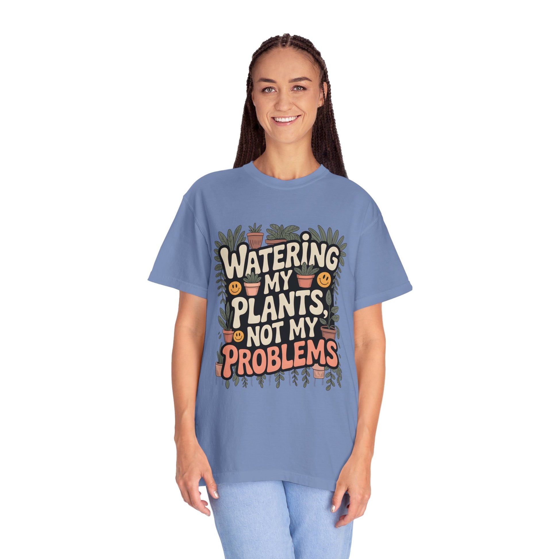 Plant Lover T-Shirt - Watering My Plants Not My Problems