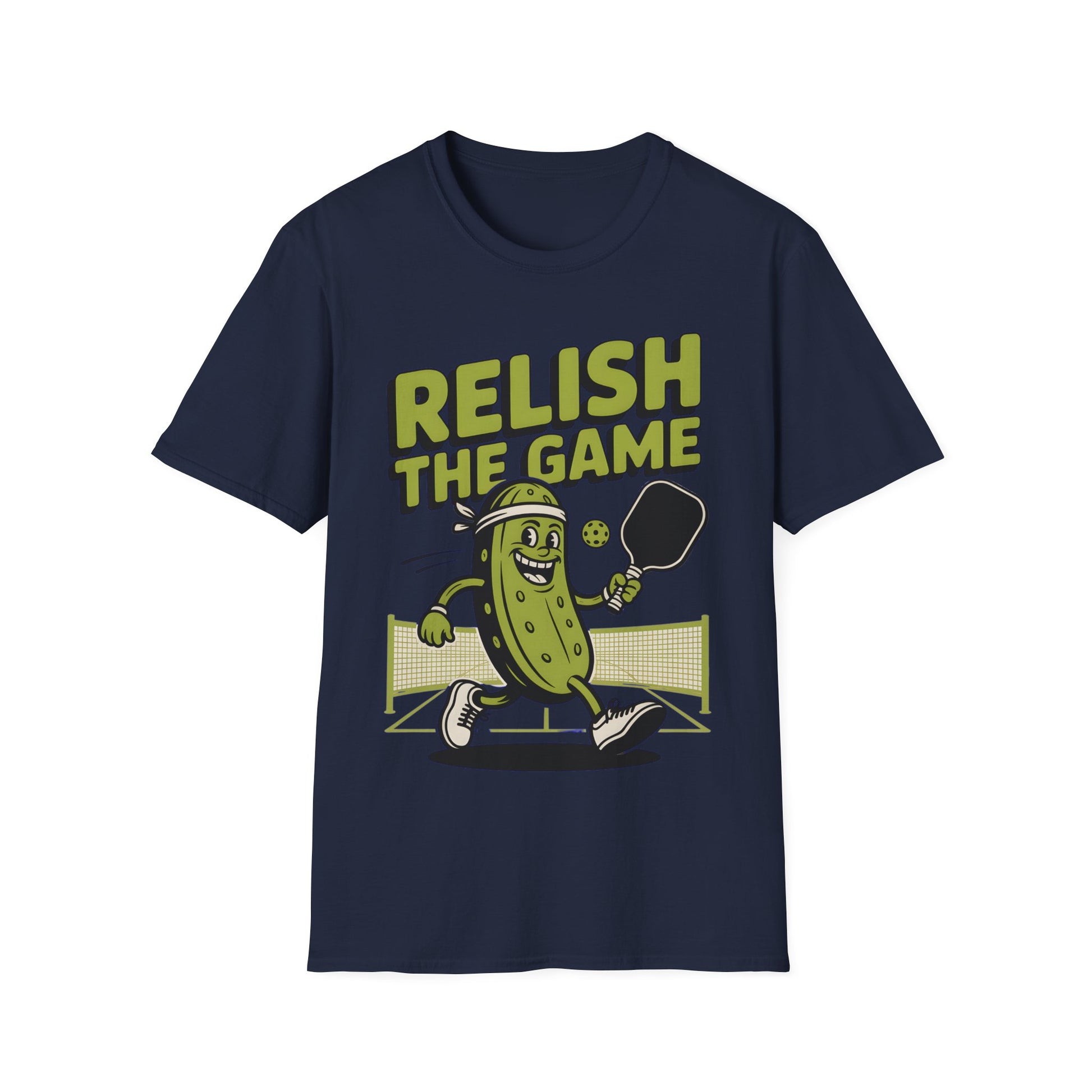 Funny Pickleball T-Shirt - Relish The Game Punny Sports Humor Tee