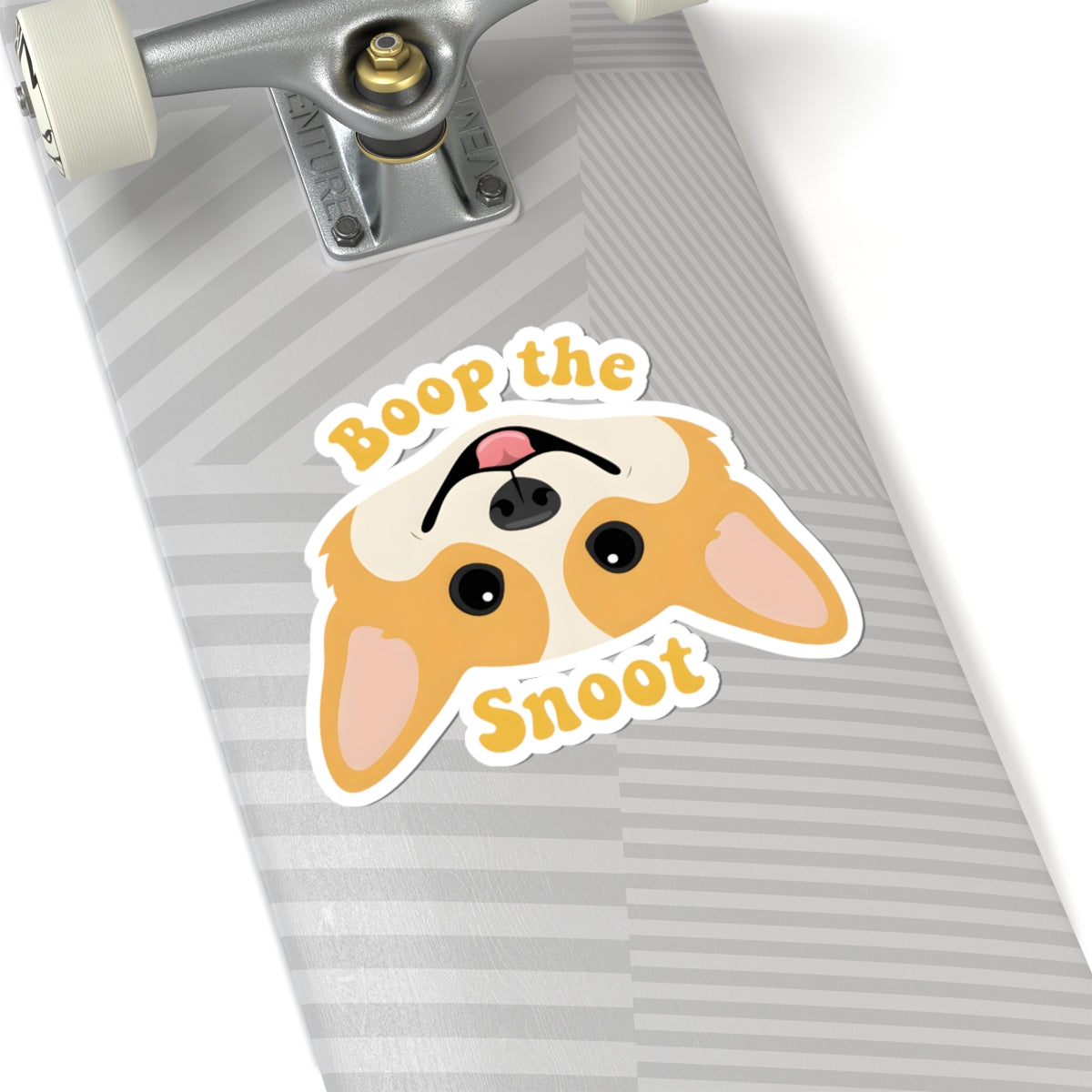 Boop the Snoot Dog Lover Sticker - Cute Corgi Puppy Face Vinyl Decal 3" 4" 6" Inch
