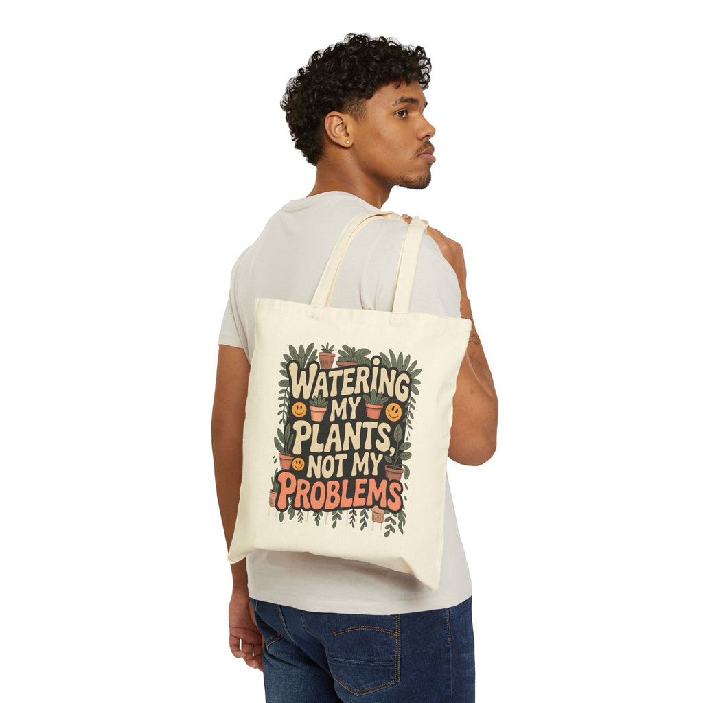 Plant Lover Tote Bag - Watering My Plants Not My Problems