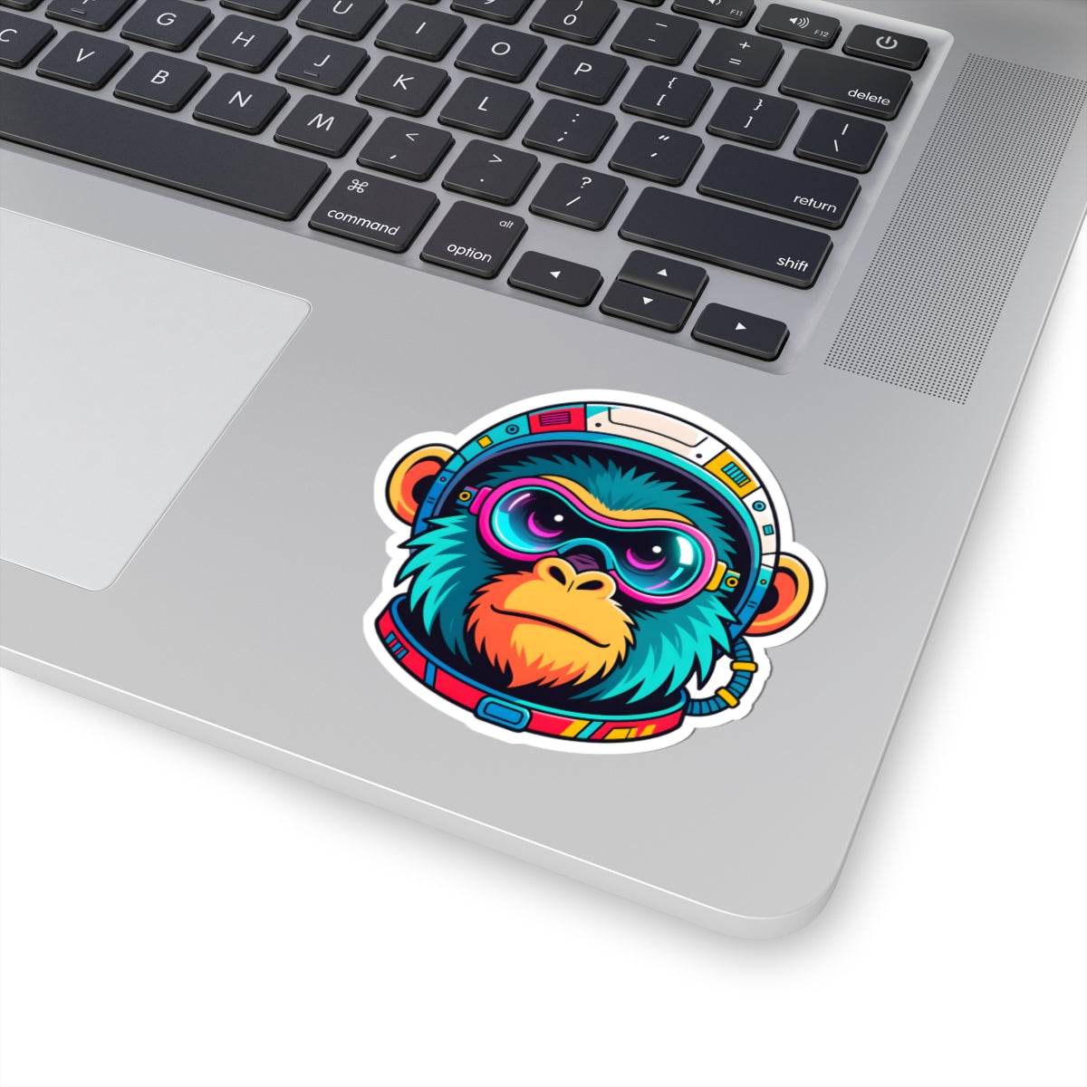 Sci-Fi Astronaut Monkey Sticker - Colorful Space Ape Vinyl Decal 3" 4" 6" Inch