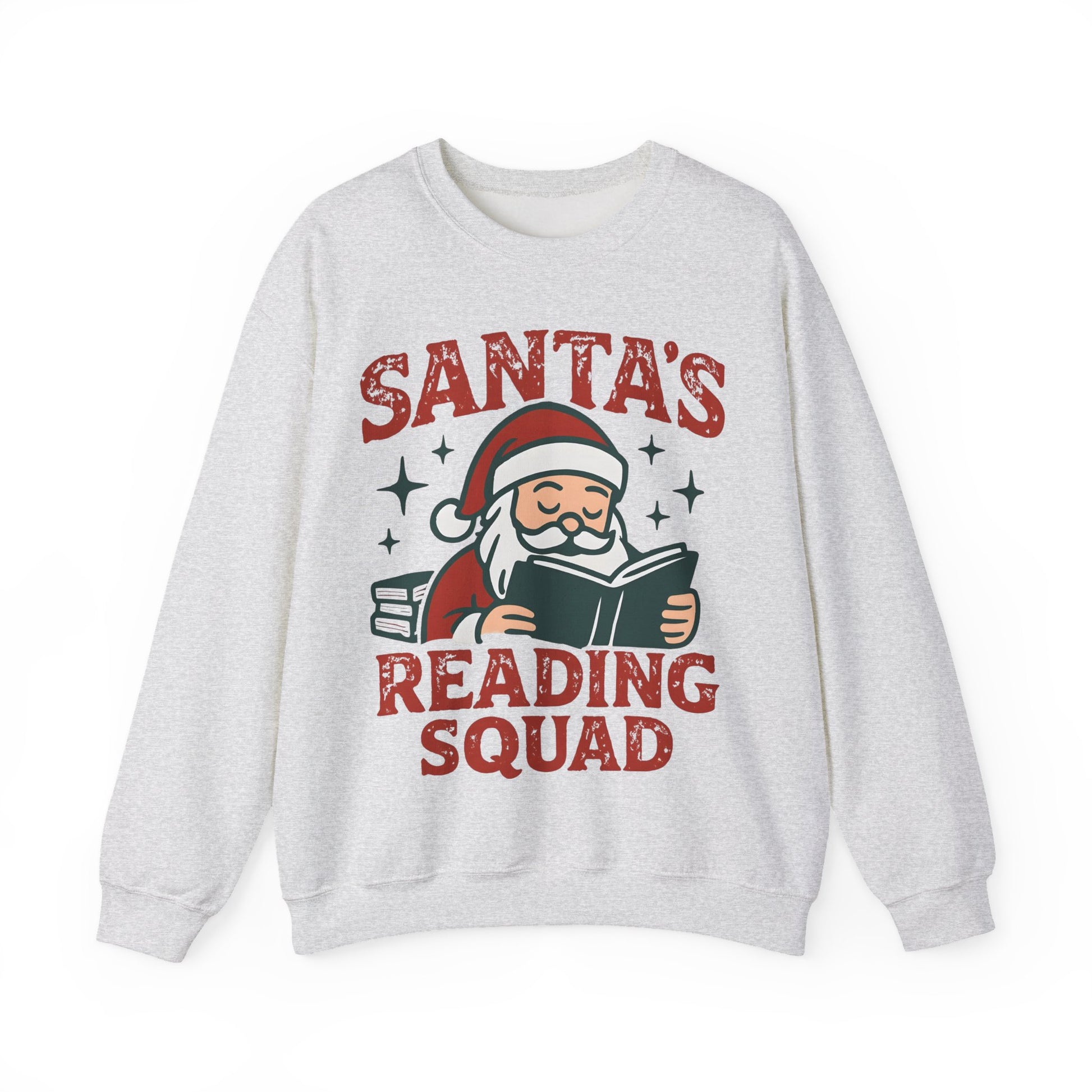 Santa's Reading Squad Sweatshirt | Christmas Holiday Book Lover Pullover