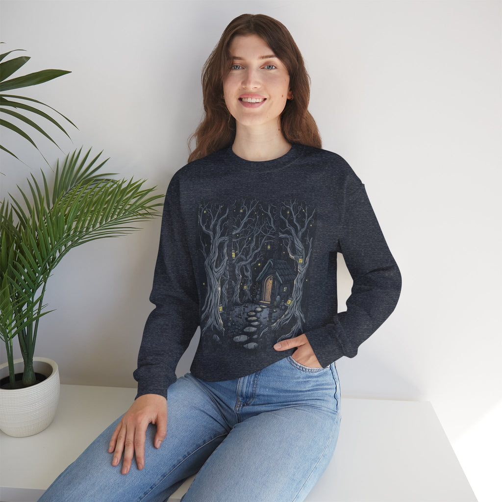 Goblincore Mystical Forest Sweatshirt - Cozy Haunted Vibes