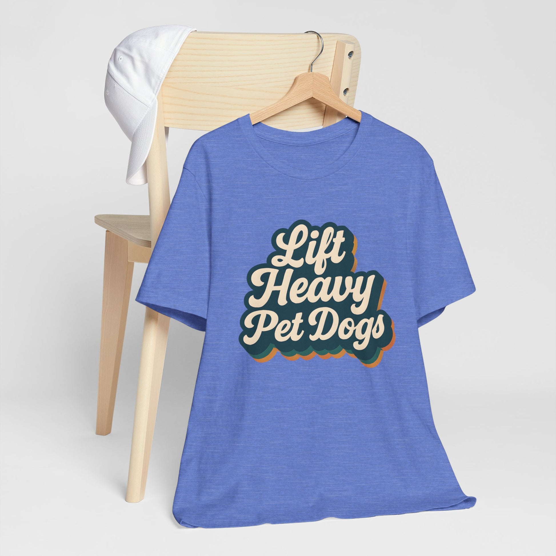 Lift Heavy Pet Dogs TShirt - Dog Lover Gym Fitness Tee