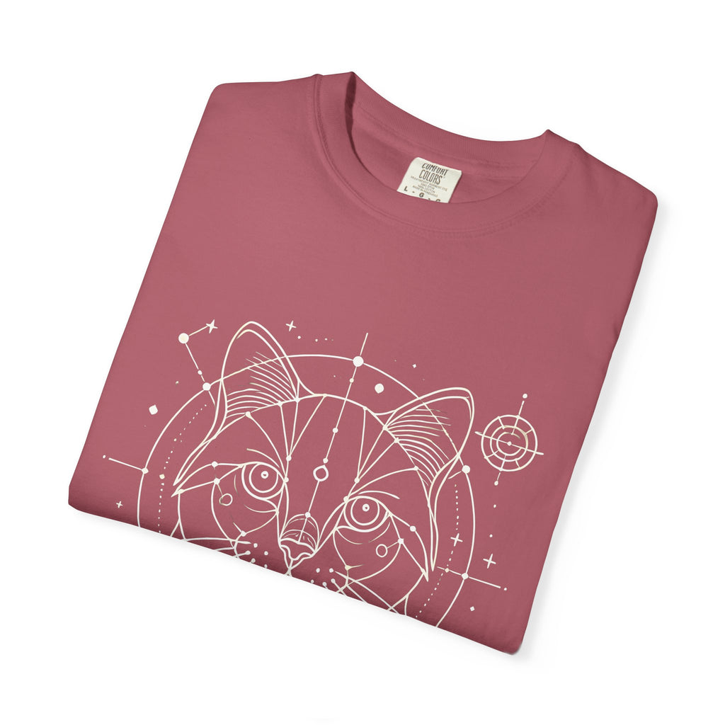 Cosmic Cat TShirt - Celestial Astrology Comfort Colors Graphic Tee
