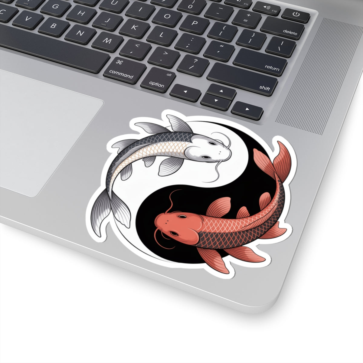 Koi Fish Yin Yang Feng Shui Zen Sticker - Japanese Inspired Balance And Harmony Decal
