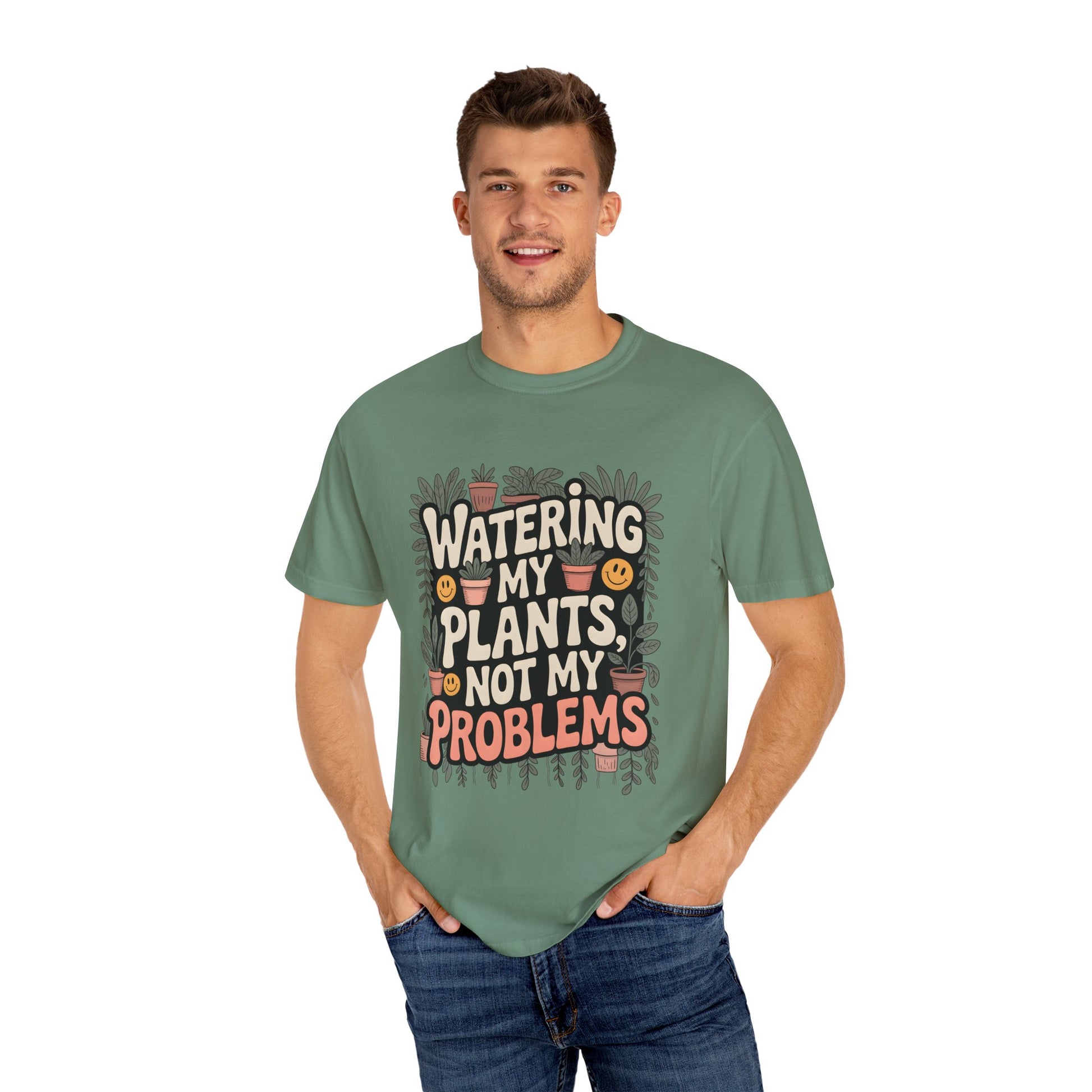 Plant Lover T-Shirt - Watering My Plants Not My Problems