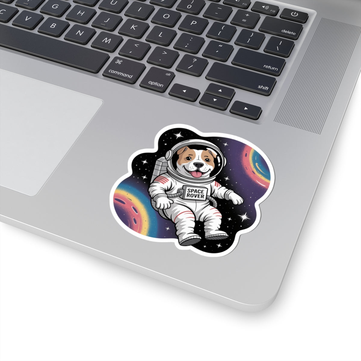 Pitbull Astronaut Space Pup Sticker - APBT Cosmic Vinyl Decal
