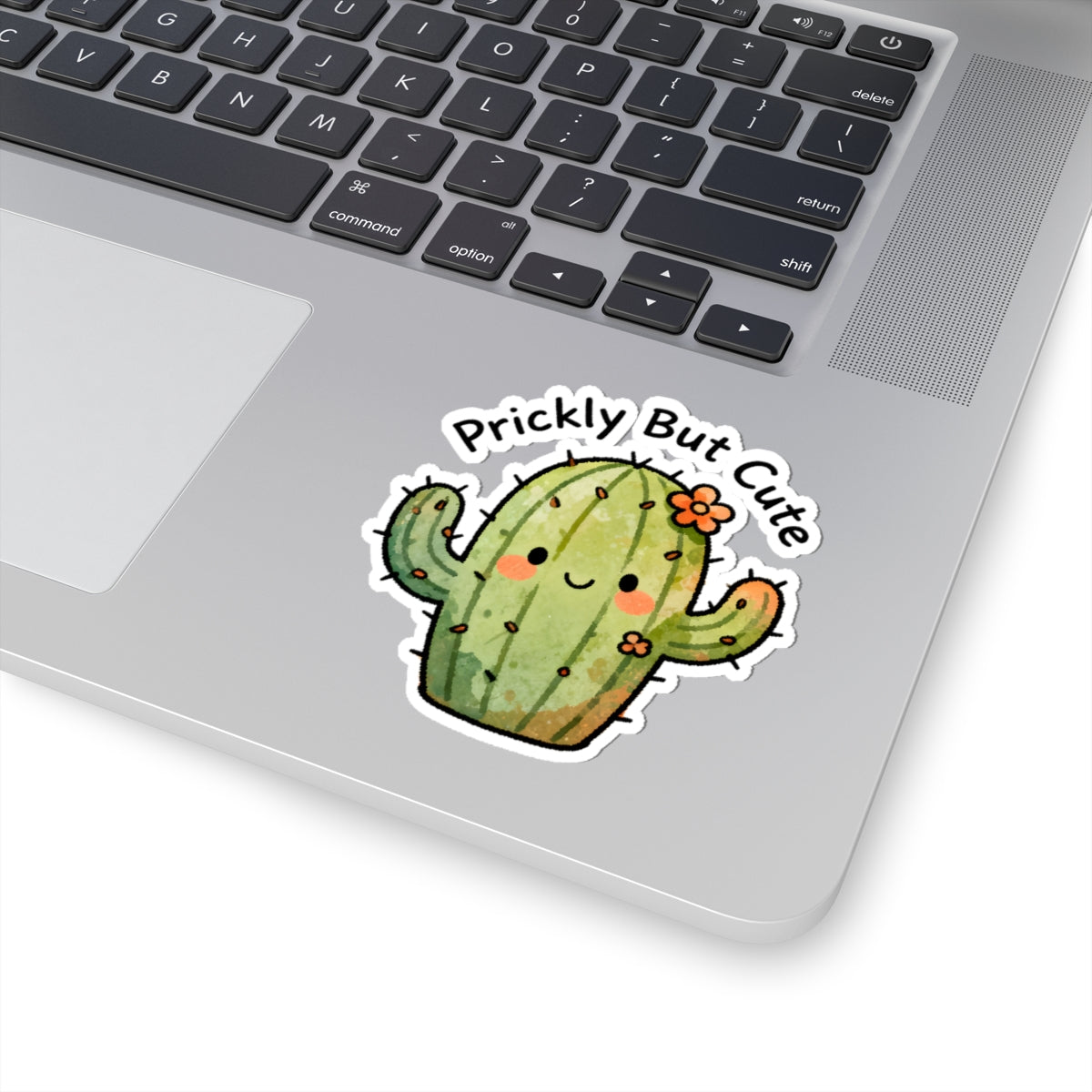 Prickly But Cute Cactus Sticker - Funny Kawaii Succulent Vinyl Decal 3" 4" 6" Inch
