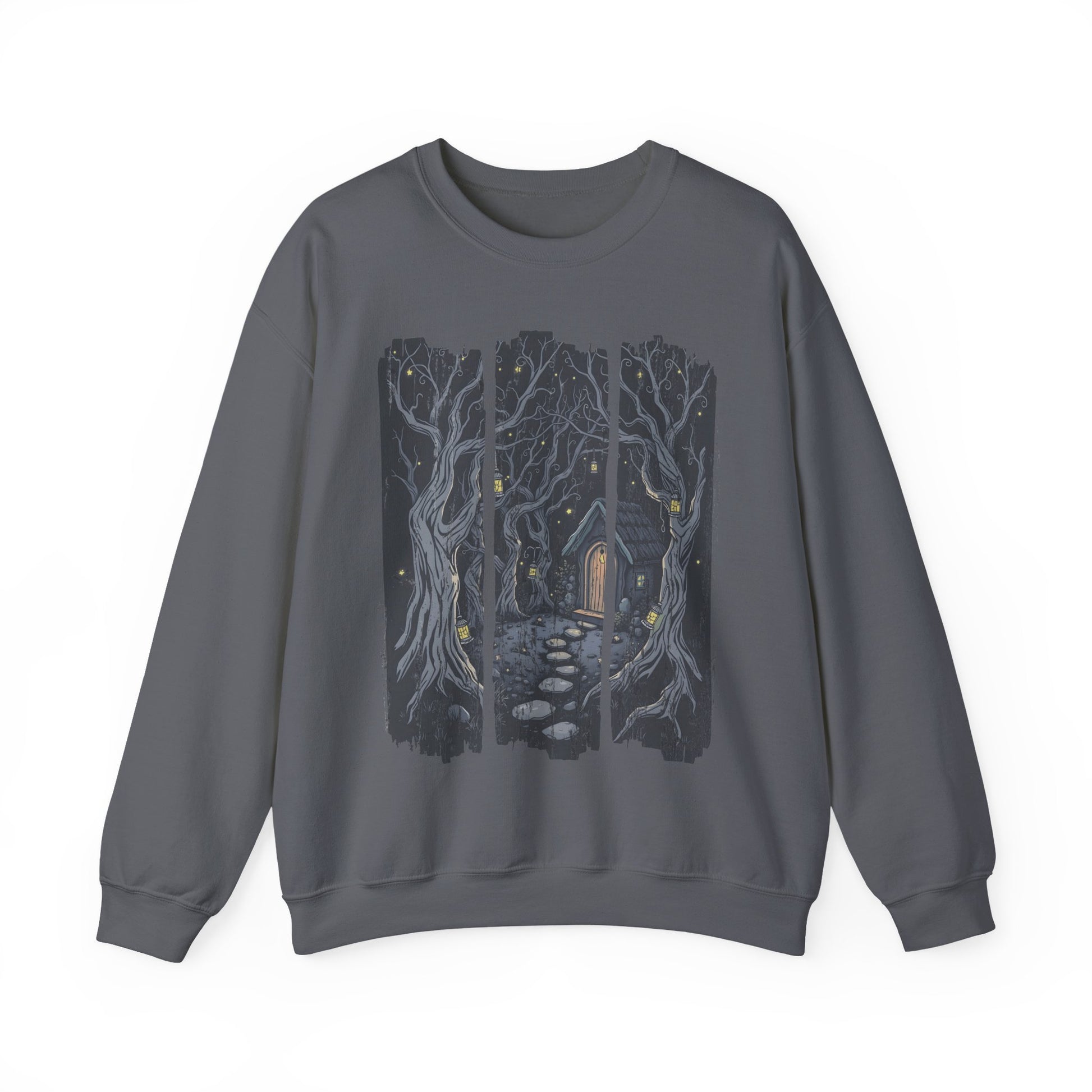 Goblincore Mystical Forest Sweatshirt - Cozy Haunted Vibes