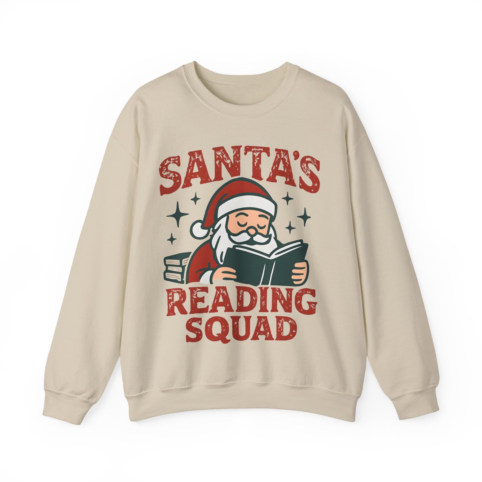 Santa's Reading Squad Sweatshirt | Christmas Holiday Book Lover Pullover
