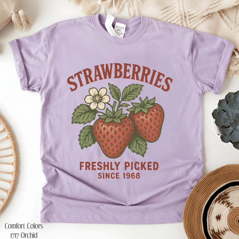 Strawberry T-Shirt – Cute Cottagecore Summer Vibes