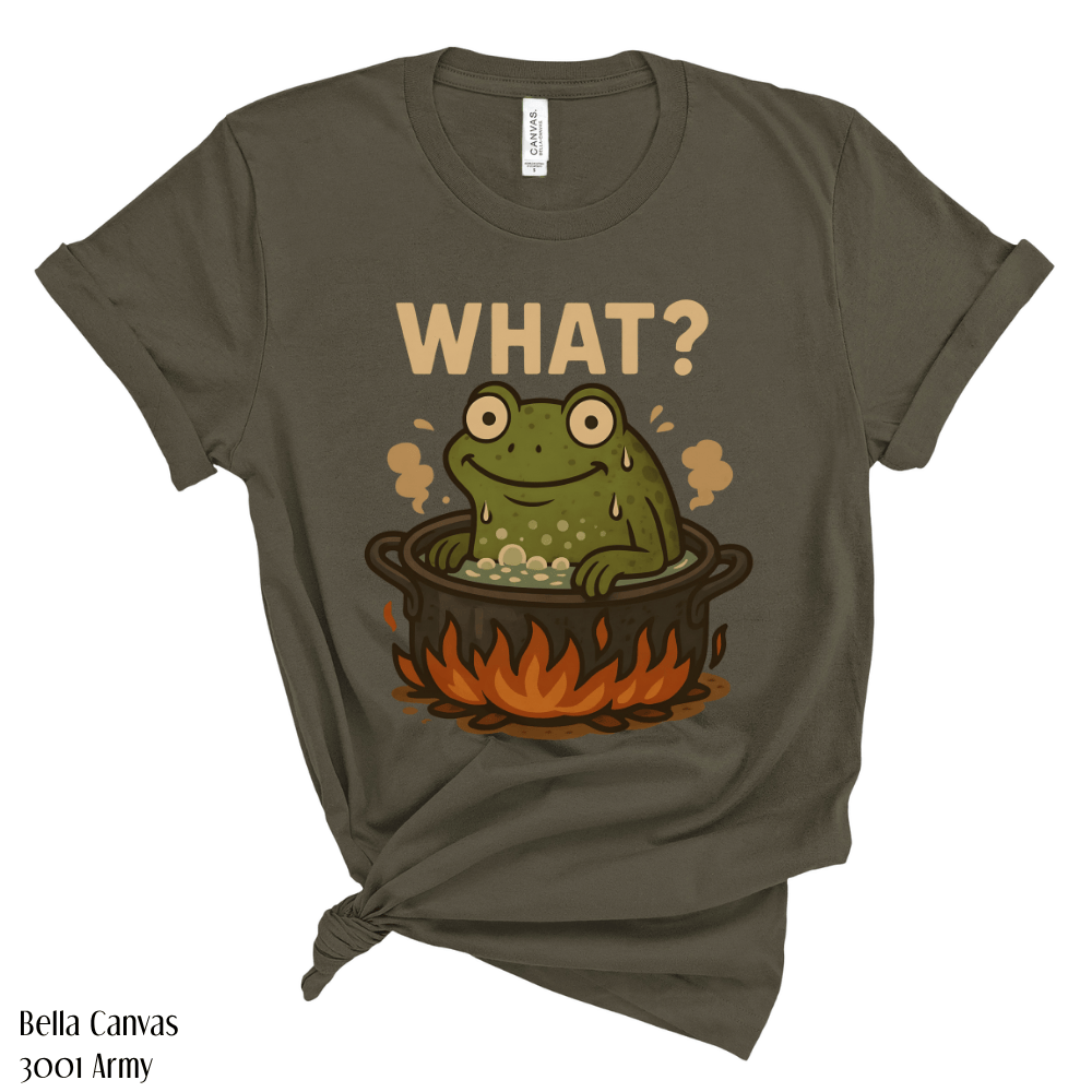 Funny Frog Halloween Shirt - Spooky Ironic Graphic T-Shirt
