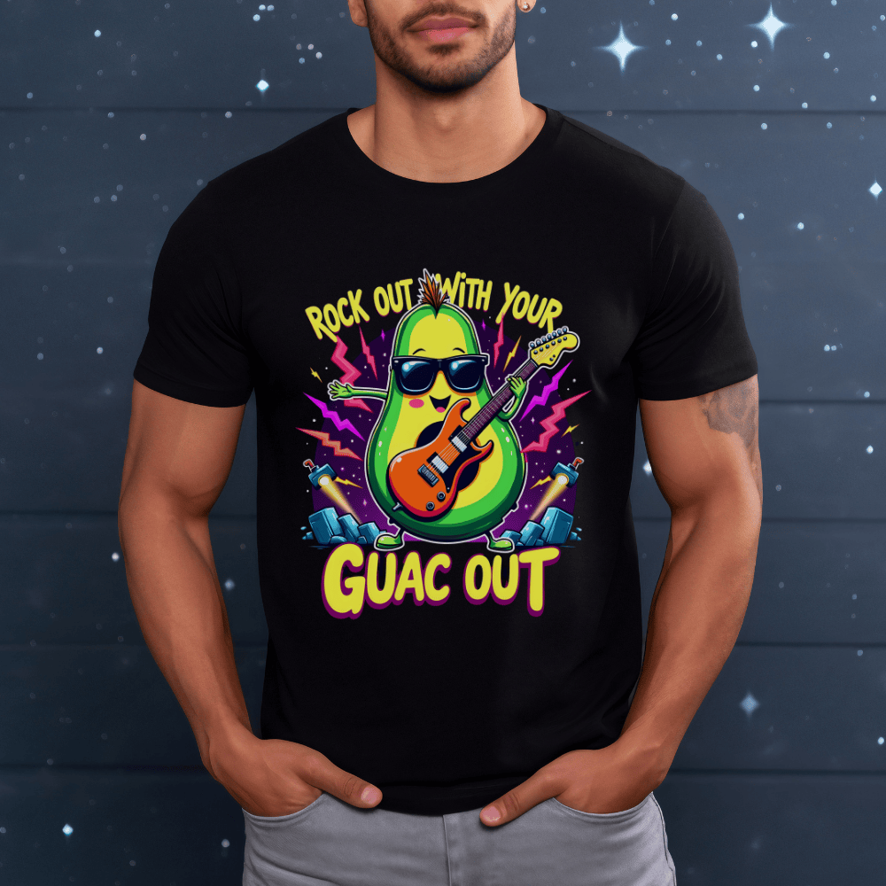 Avocado Shirt for Music Lovers - Funny Rock n Roll Pun Tee
