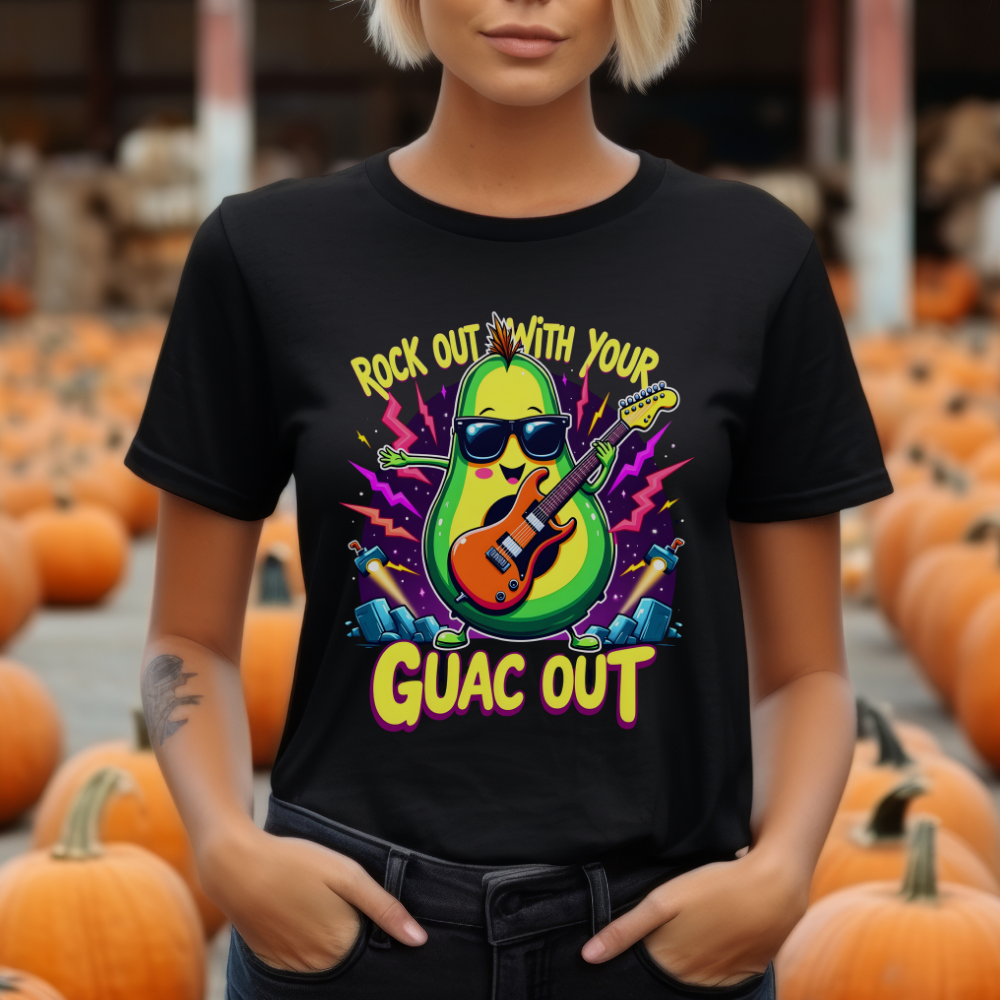 Avocado Shirt for Music Lovers - Funny Rock n Roll Pun Tee
