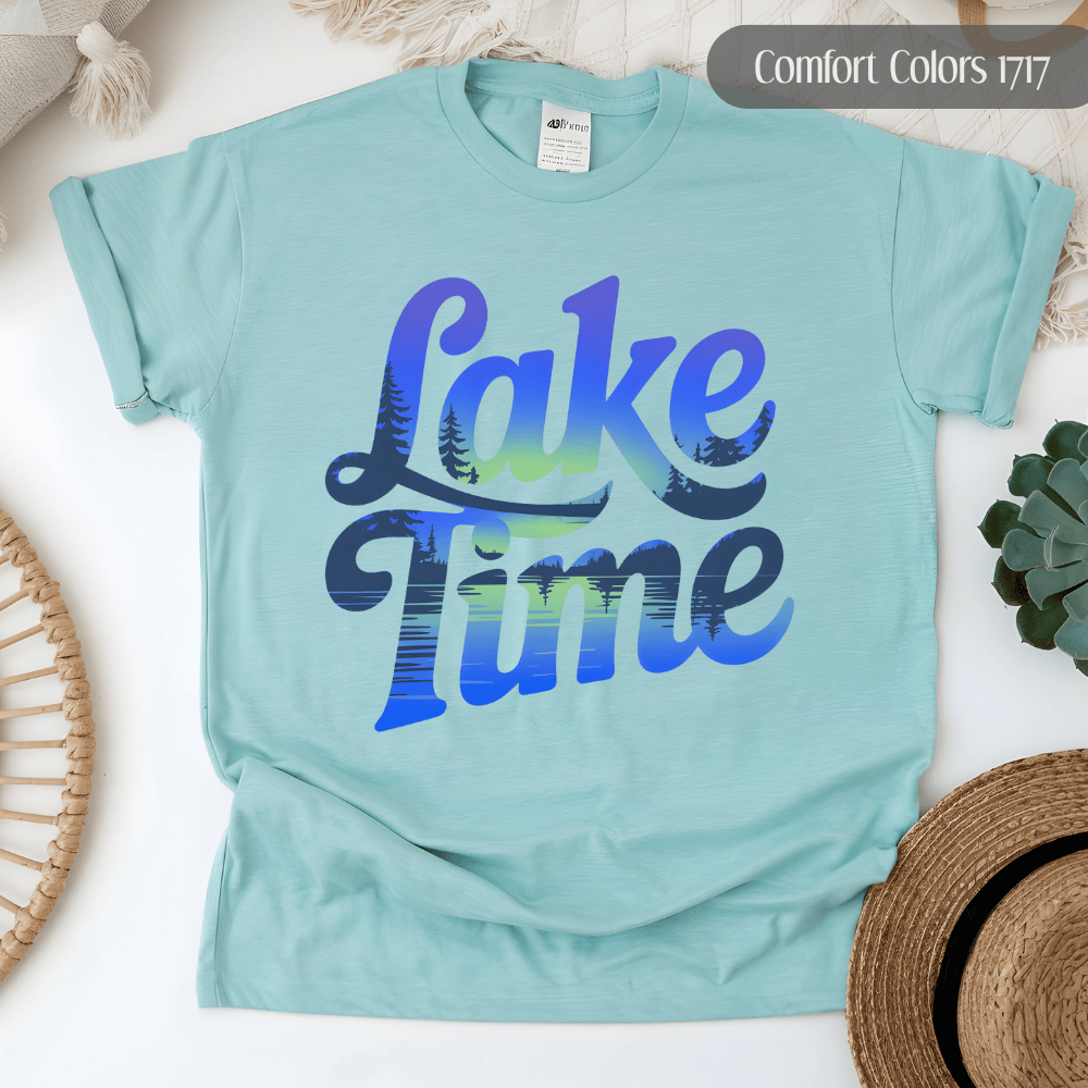 Lake Time T-Shirt – Chill Summer Vibes & Comfort Colors