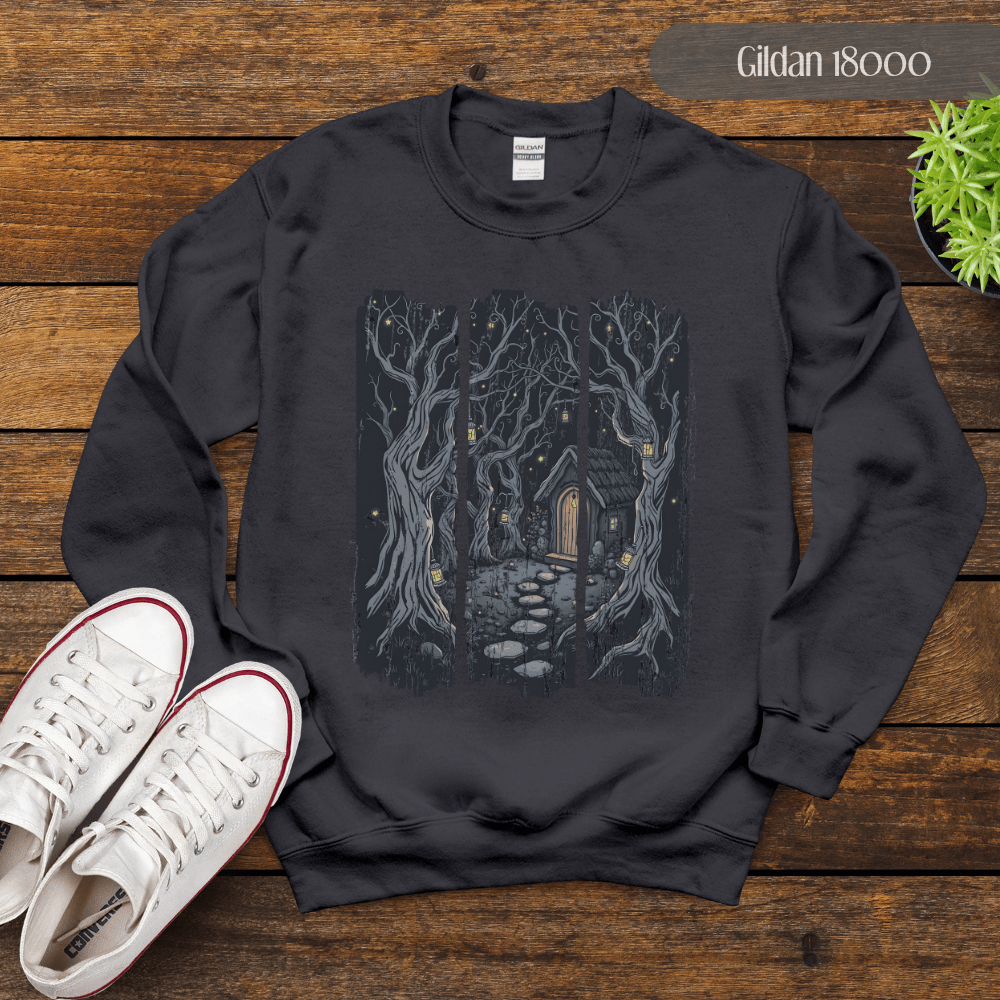 Goblincore Mystical Forest Sweatshirt - Cozy Haunted Vibes