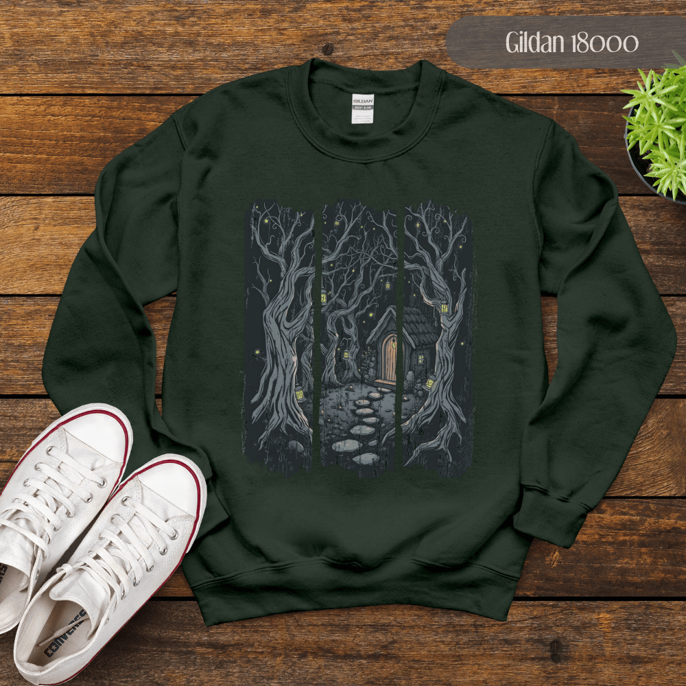 Goblincore Mystical Forest Sweatshirt - Cozy Haunted Vibes