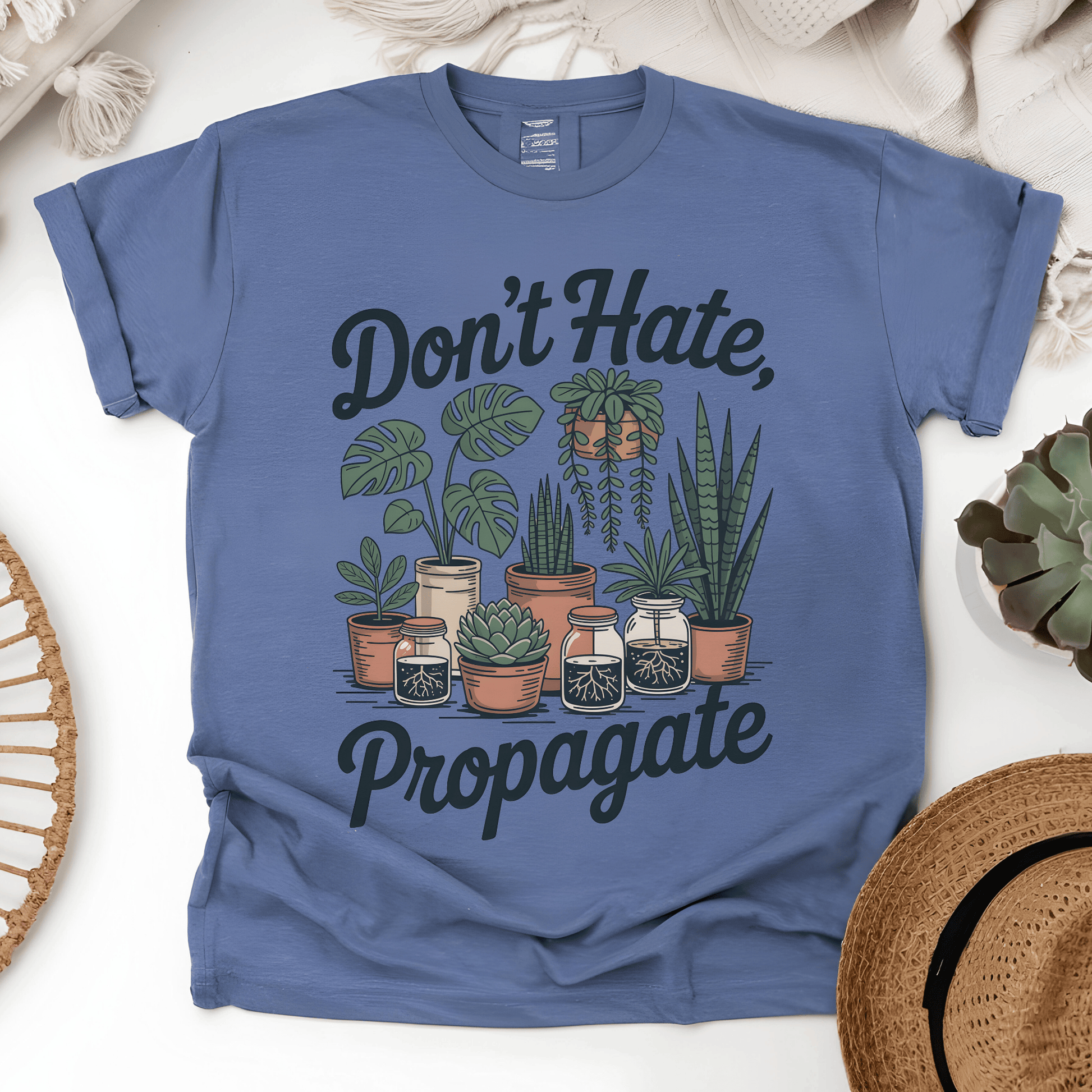 Comfort Colors 1717 Plant Lover T-Shirt - Gardening Botanical Tee