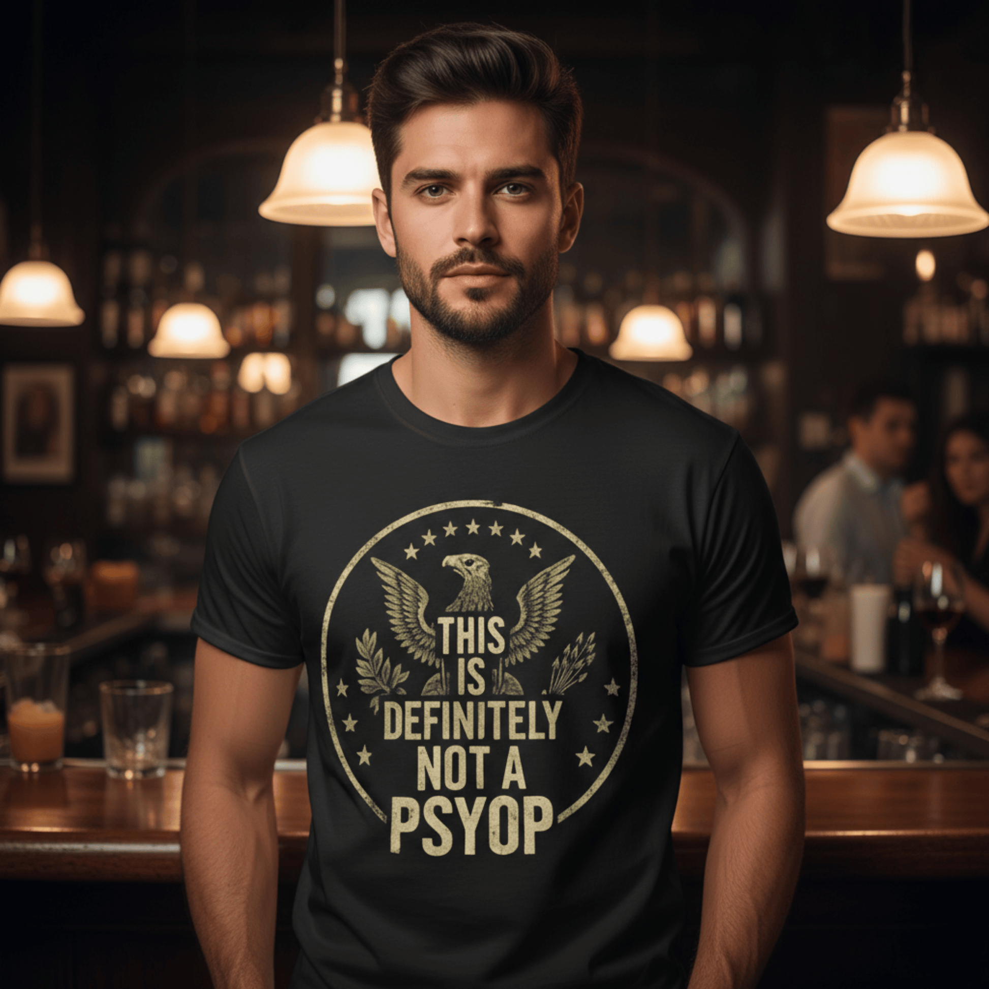 This is Not a Psyop T-Shirt - Funny Conspiracy Theory Graphic Tee Political Humor