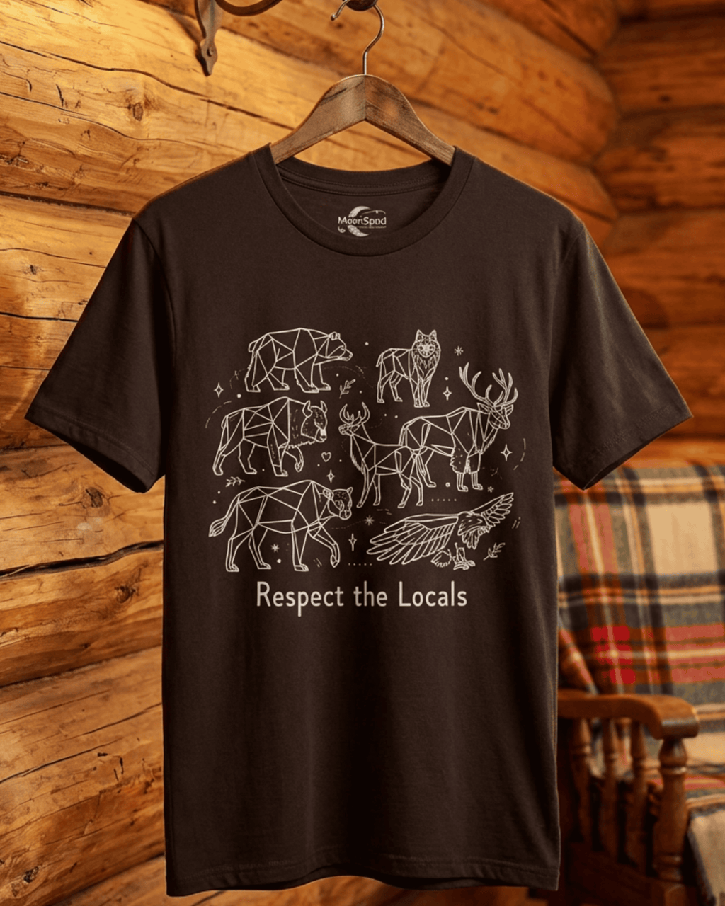 Respect the Locals Tshirt - Woodland Animal & National Park Tee