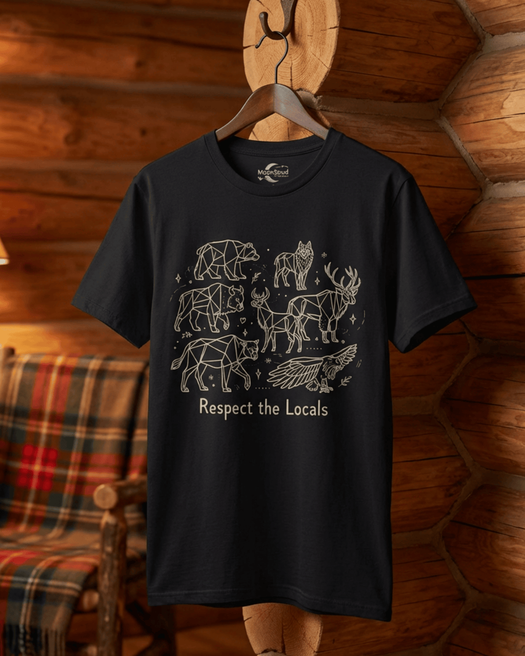 Respect the Locals Tshirt - Woodland Animal & National Park Tee