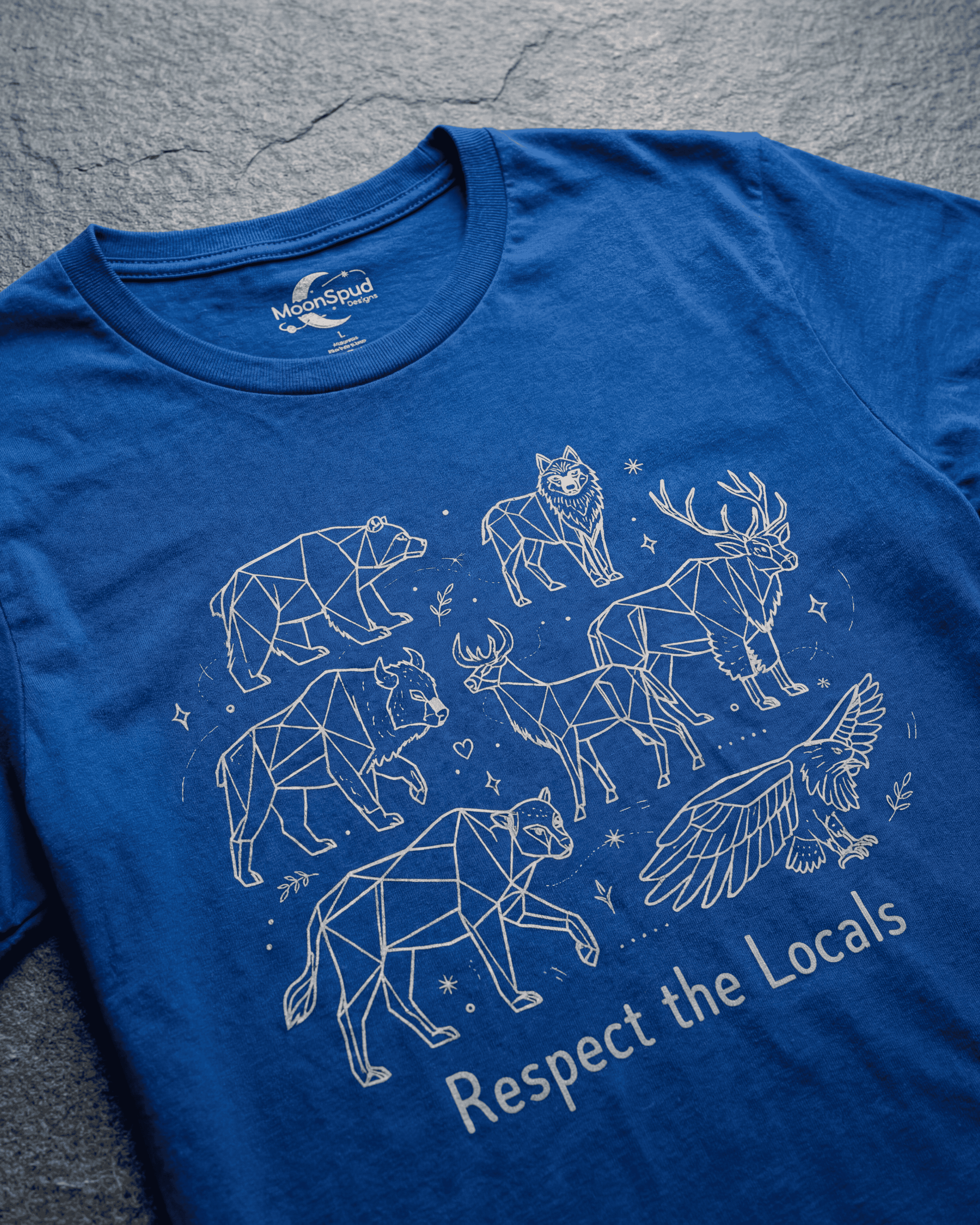 Respect the Locals Tshirt - Woodland Animal & National Park Tee