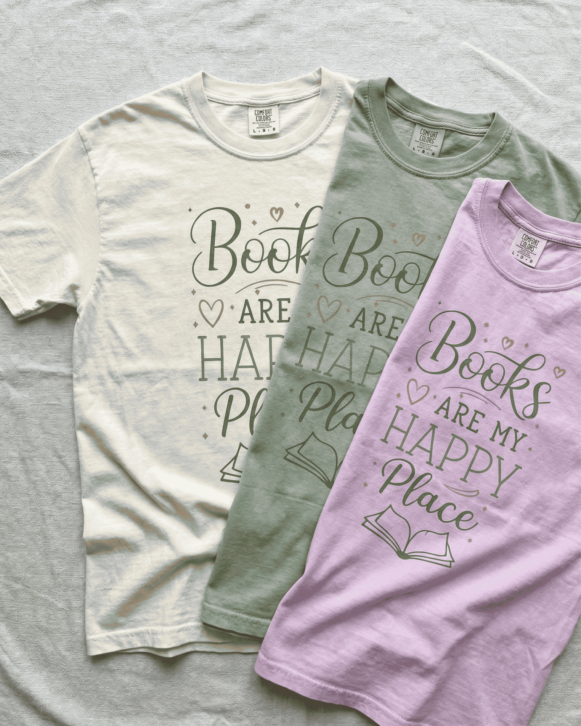 Comfort Colors Minimalist Book Lover T-shirt -  Bookish Bookworm Reading Graphic Tee