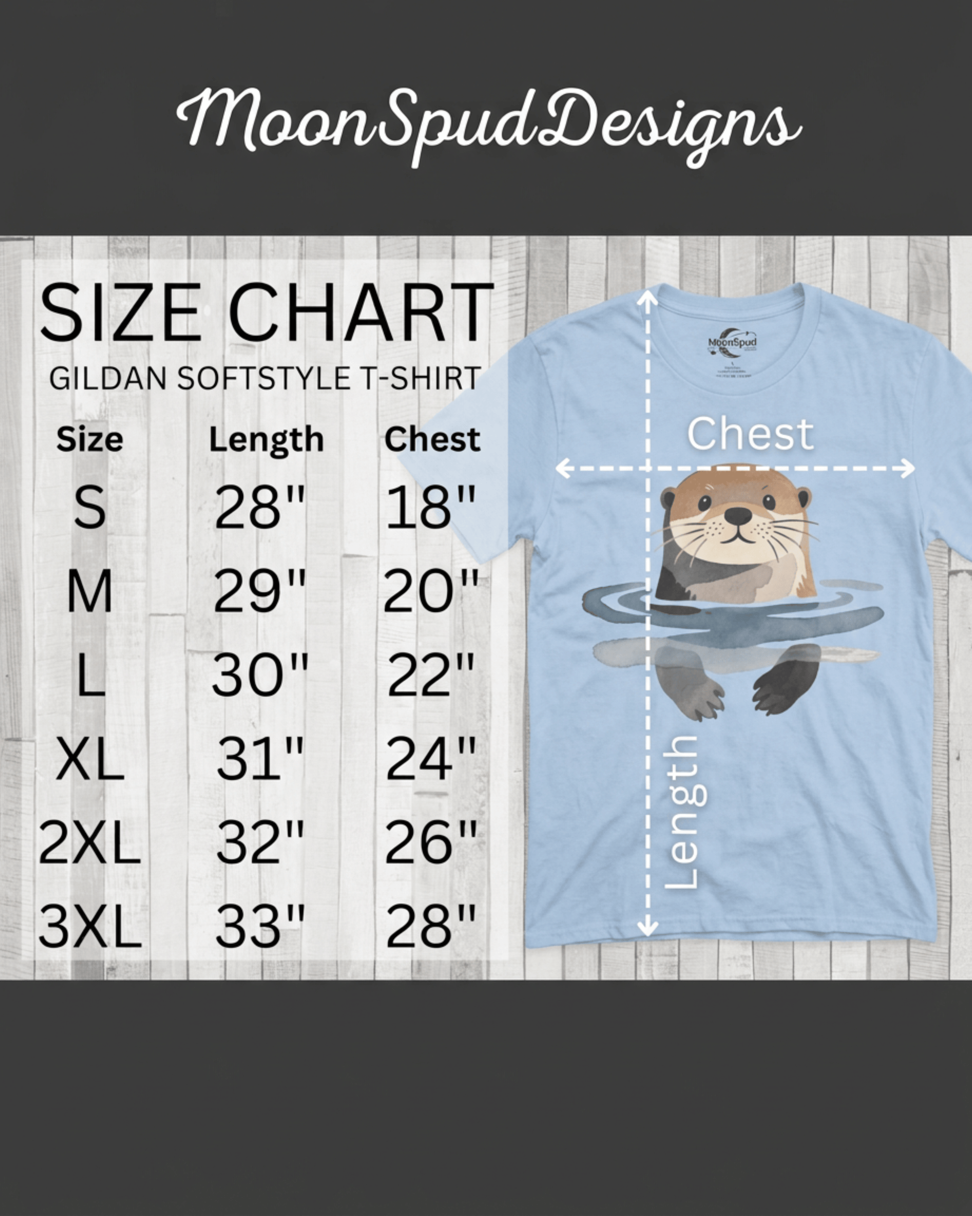 Sea Otter Watercolor T-Shirt - Cute Beach Ocean Lover Graphic Tee