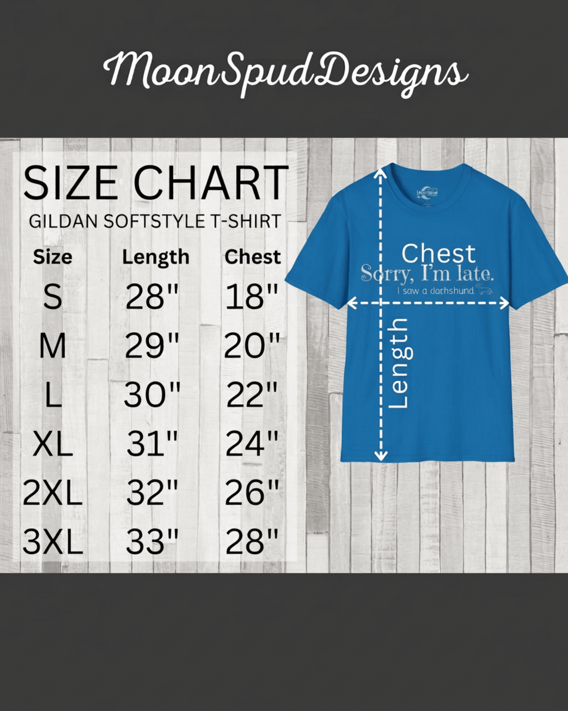 Funny Dachshund T-Shirt - Cute Weiner Dog  Sorry I'm Late Graphic Tee