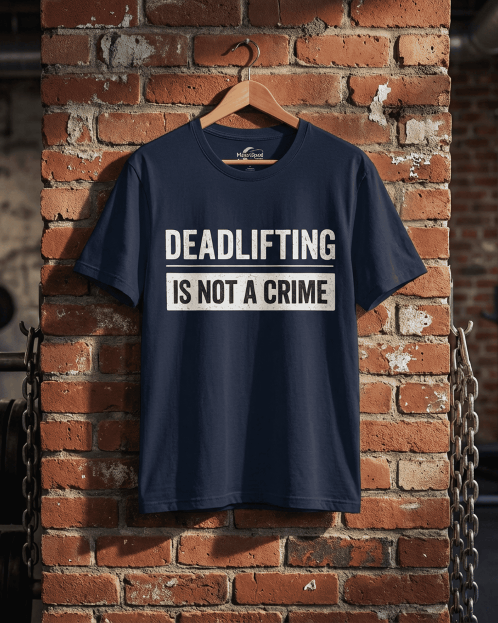 Deadlifting Is Not A Crime T-Shirt - Gym Workout Graphic Tee for Men Women Powerlifting Fitness
