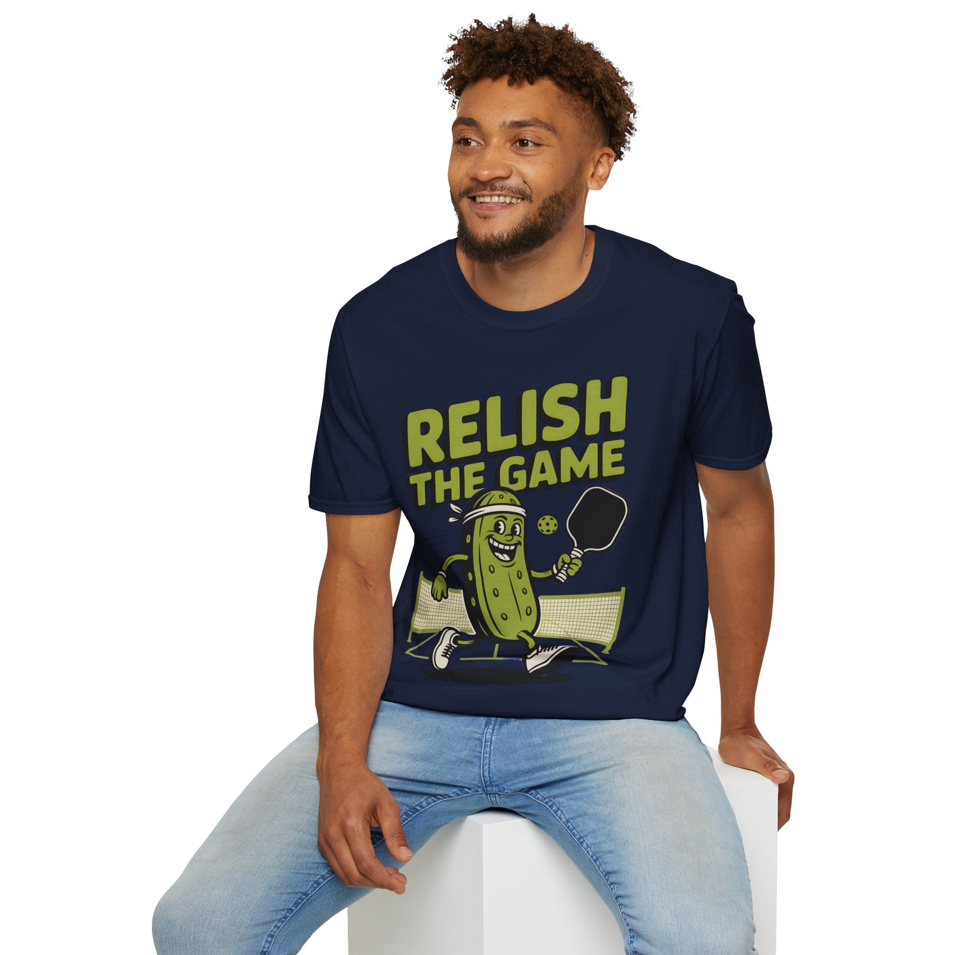 Funny Pickleball T-Shirt - Relish The Game Punny Sports Humor Tee