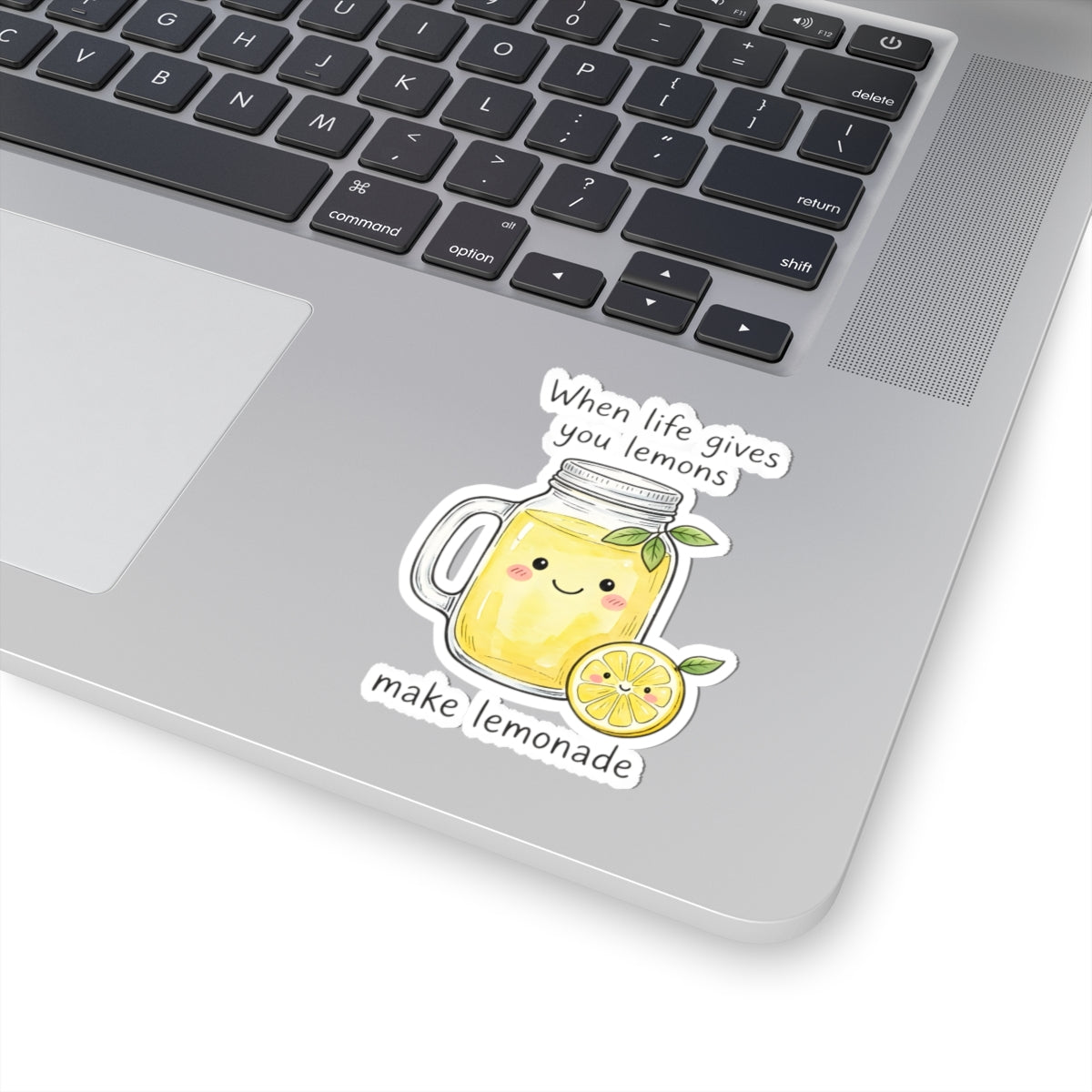 When Life Gives You Lemons Make Lemonade Sticker - Cute Motivational Quote Aesthetic Vinyl Decal 3" 4" 6" Inch