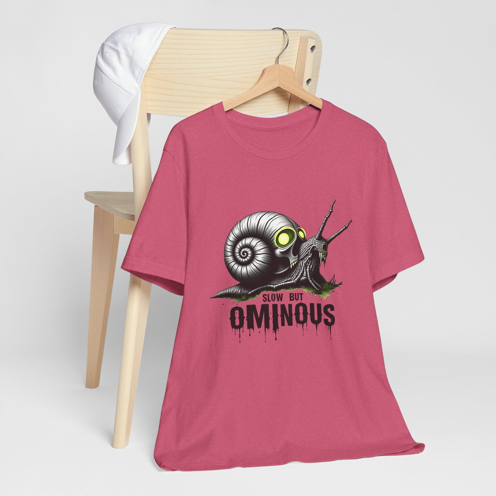 Slow but Ominous Aesthetic Tee | Dark Alternative Humor Snailcore T-Shirt
