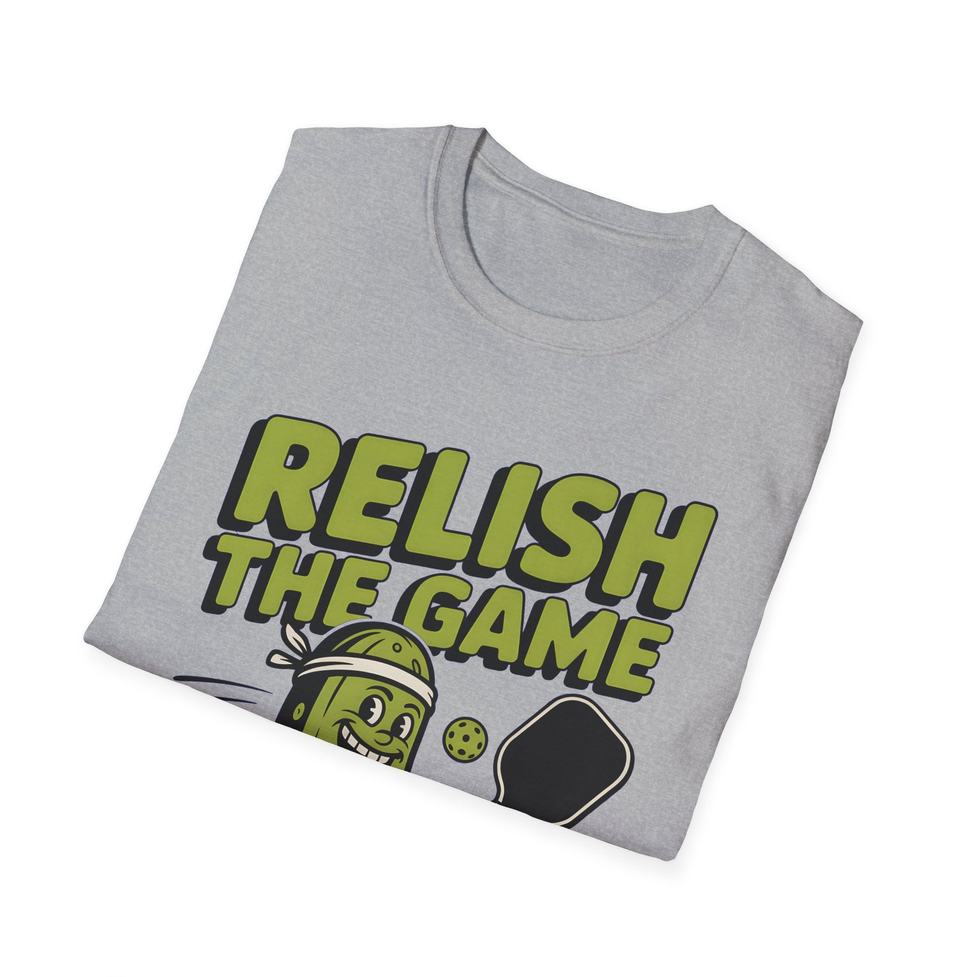 Funny Pickleball T-Shirt - Relish The Game Punny Sports Humor Tee