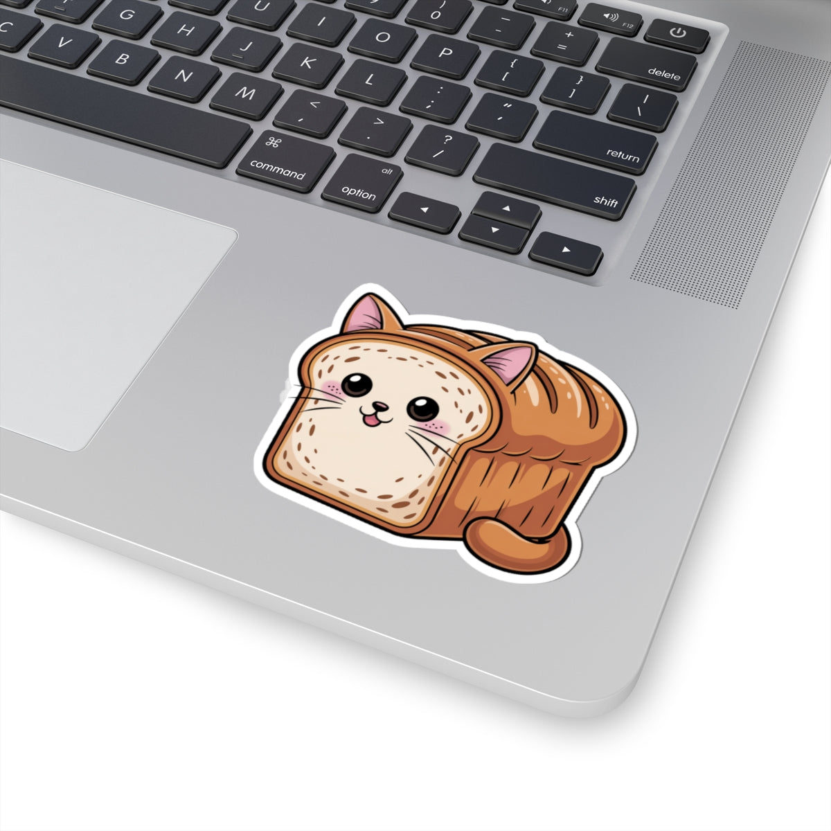 Kawaii Cat Bread Loaf Sticker Cute Cartoon Kitty Toast Anime Style
