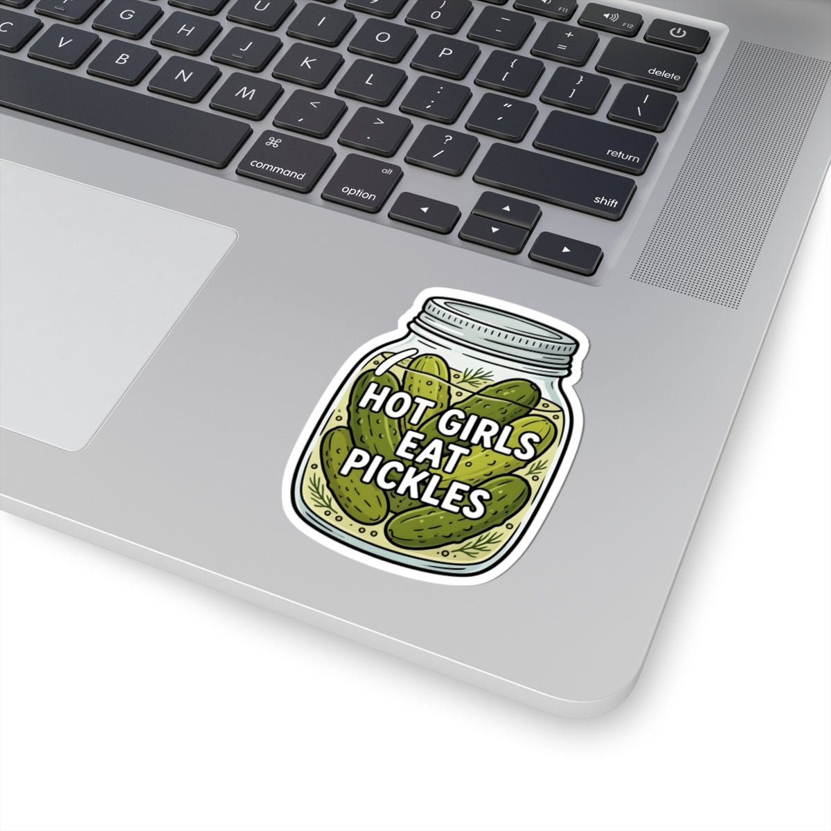 Hot Girls Eat Pickles Sticker - Funny Pickle Jar Quote Meme Vinyl Decal 3" 4" 6" Inch