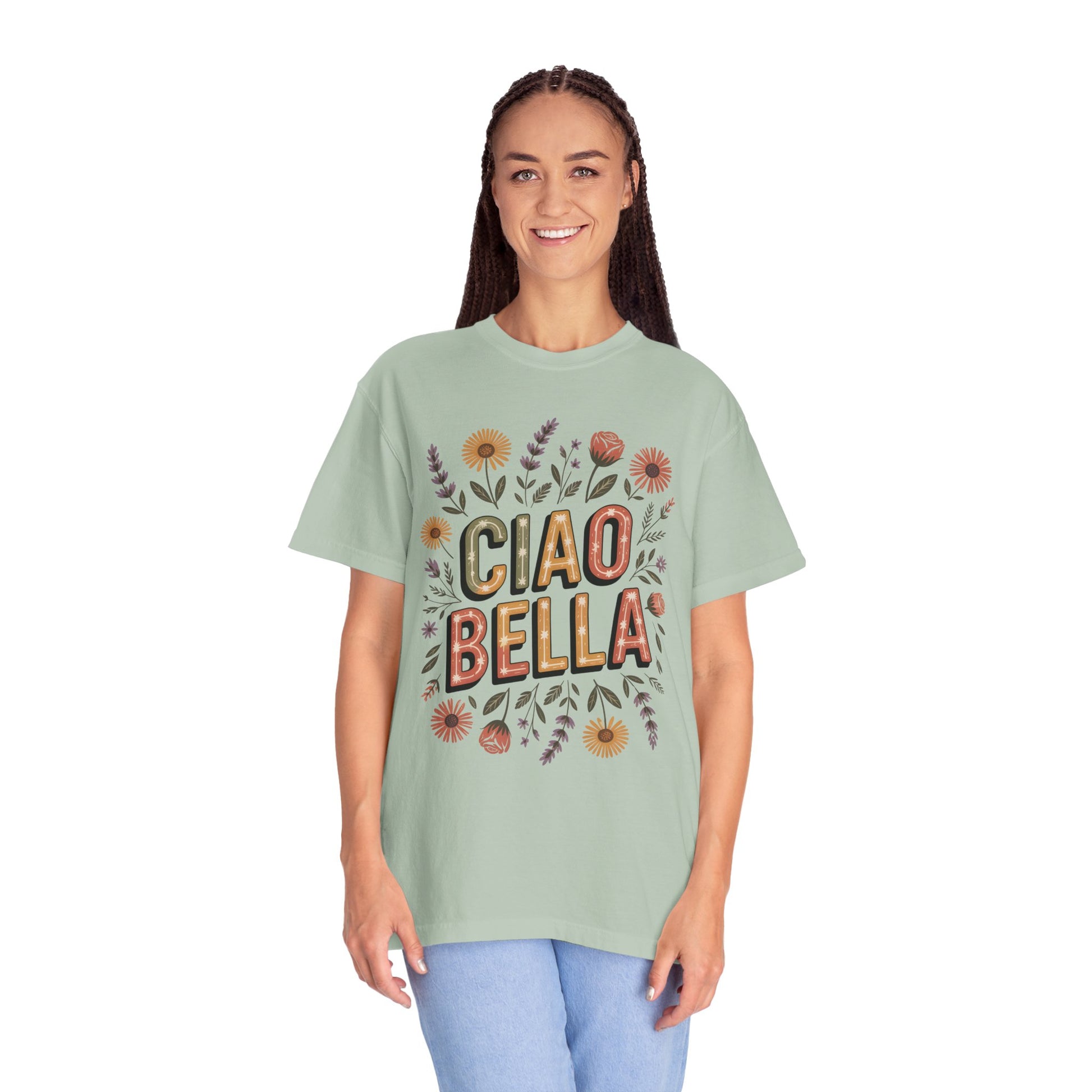 Ciao Bella Comfort Colors 1717 T-Shirt -Vintage Italy Travel Tee