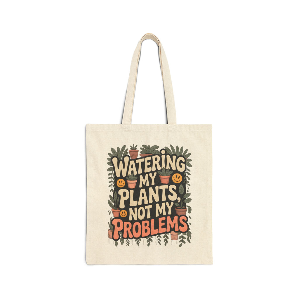 Plant Lover Tote Bag - Watering My Plants Not My Problems