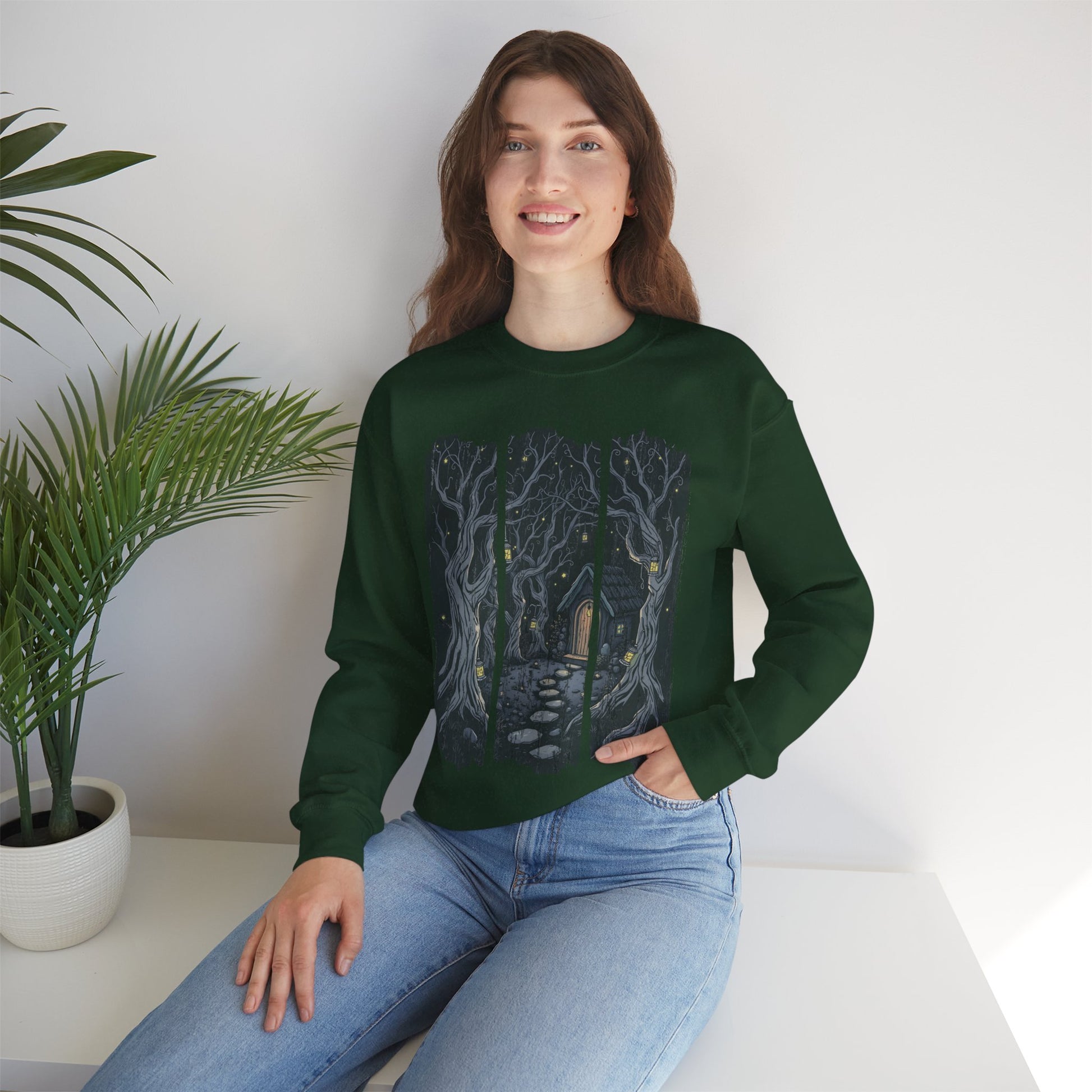 Goblincore Mystical Forest Sweatshirt - Cozy Haunted Vibes