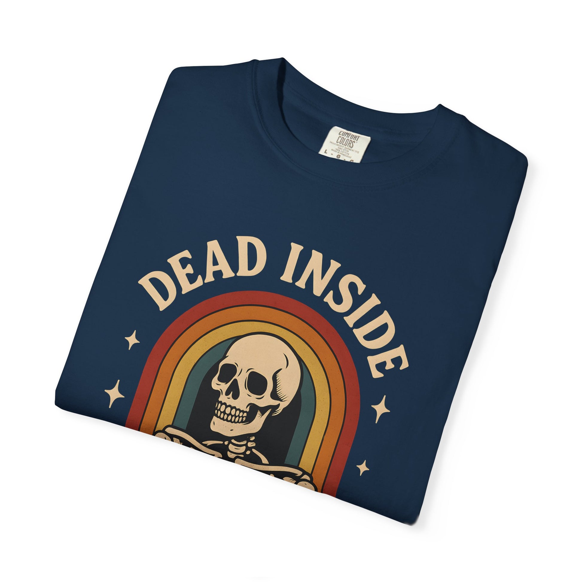 Funny Retro Gym Shirt - Dead Inside But Still Made It To the Gym