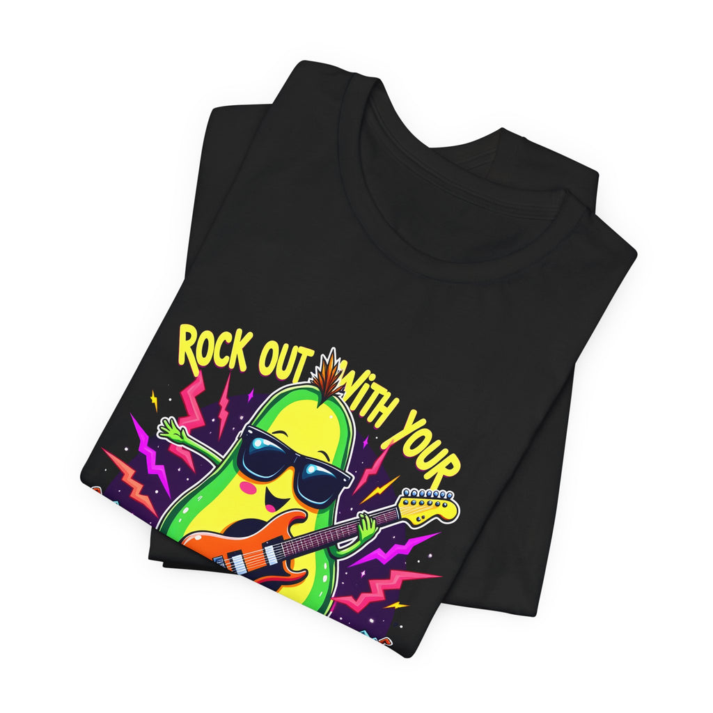 Avocado Shirt for Music Lovers - Funny Rock n Roll Pun Tee