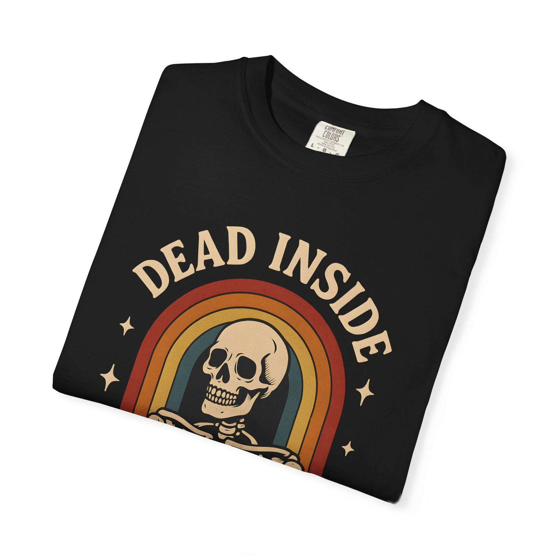 Funny Retro Gym Shirt - Dead Inside But Still Made It To the Gym