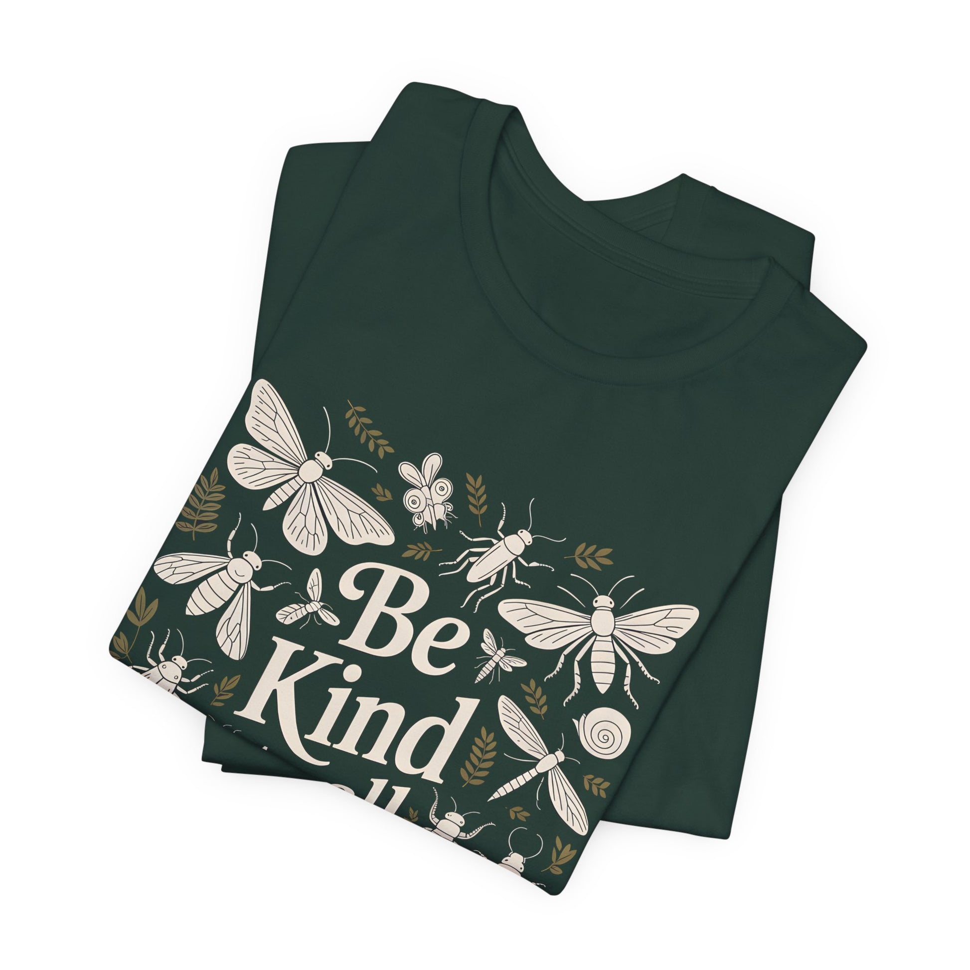 Be Kind to All Kinds TShirt - Insect Lover Tee - Bella Canvas 3001